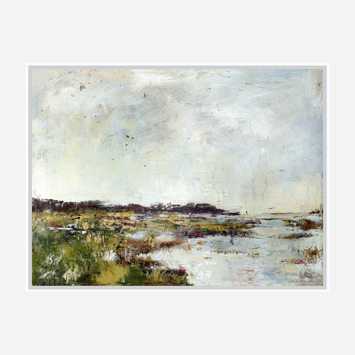 Abstract Marsh Artist Enhanced Canvas Print by John Beard Collection - product image 6 for Resin Society