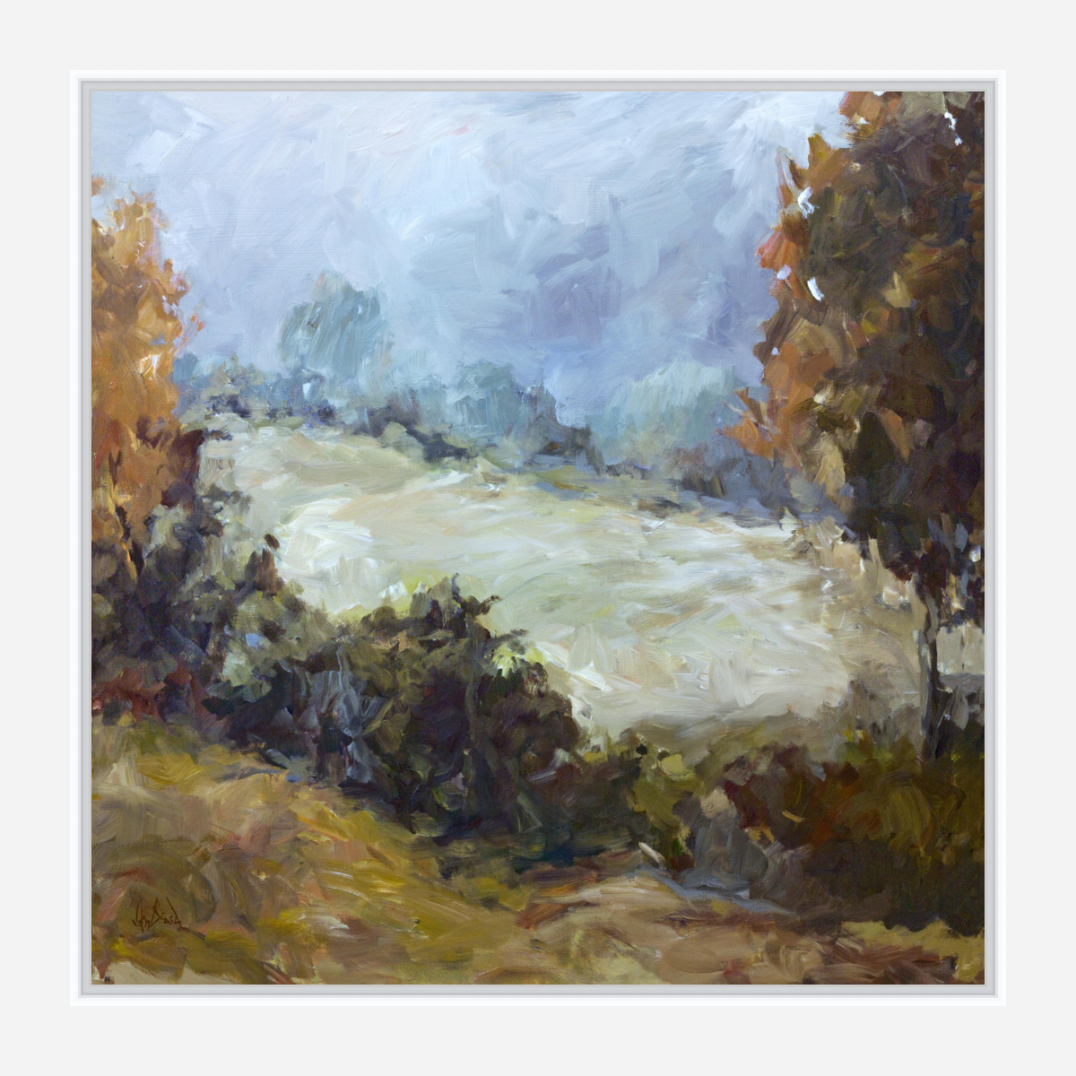 Across the Way Artist Enhanced Canvas Print by John Beard Collection - product image 5 for Resin Society