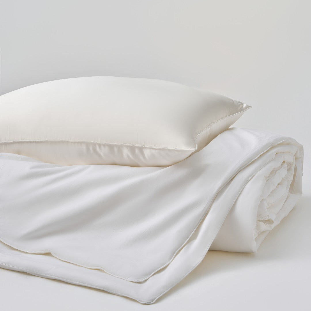 All Season Silk Filled Comforter with Cotton Shell by Perle Silk - product image 4 for Resin Society