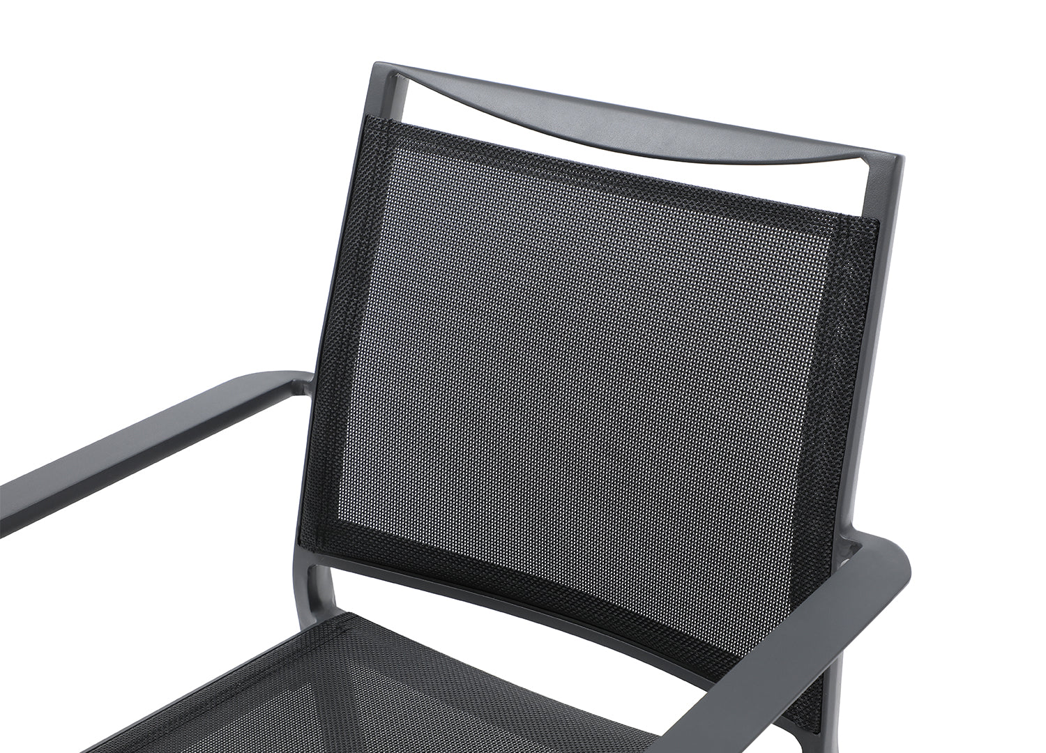 Aloha Outdoor Dining Armchair Set of 4 detail image - Resin Society