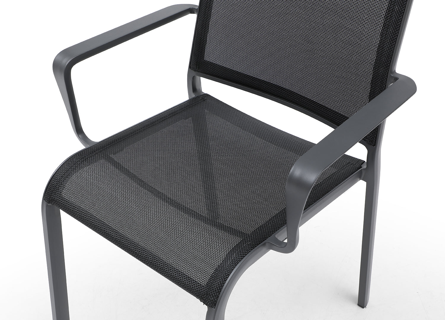 Aloha Outdoor Dining Armchair Set of 4 detail image - Resin Society