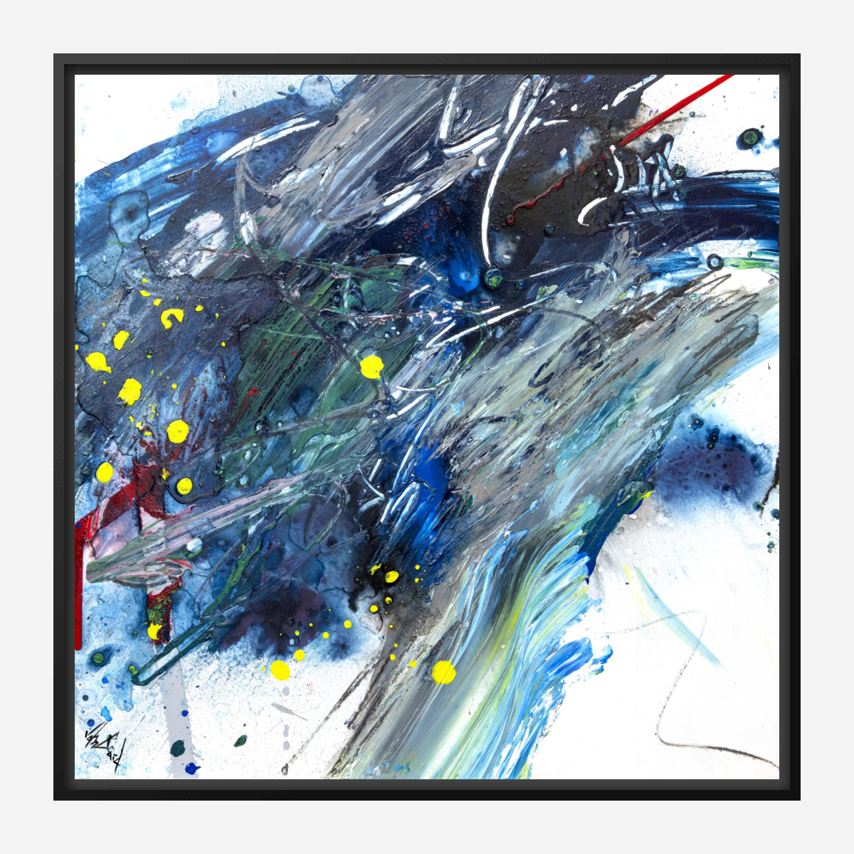 Amazonite Artist Enhanced Canvas Print by John Beard Collection - product image 7 for Resin Society