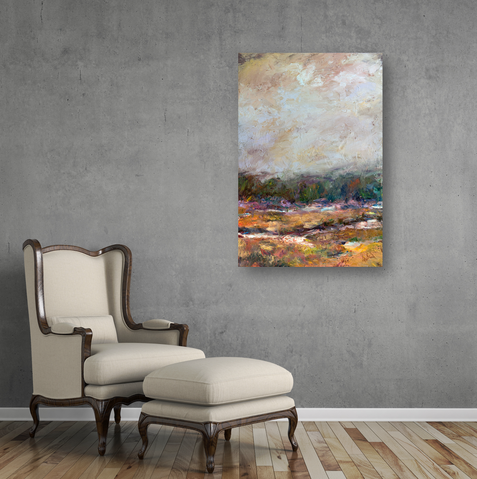 Amber Waves Artist Enhanced Canvas Print by John Beard Collection - product image 2 for Resin Society