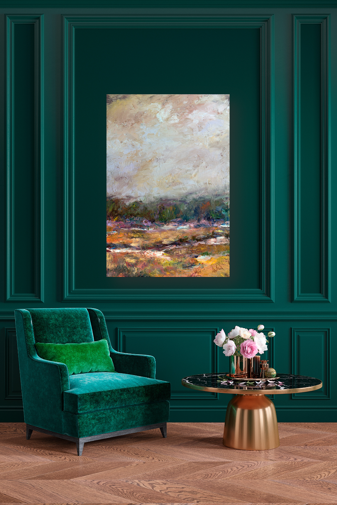 Amber Waves Artist Enhanced Canvas Print by John Beard Collection - product image 4 for Resin Society
