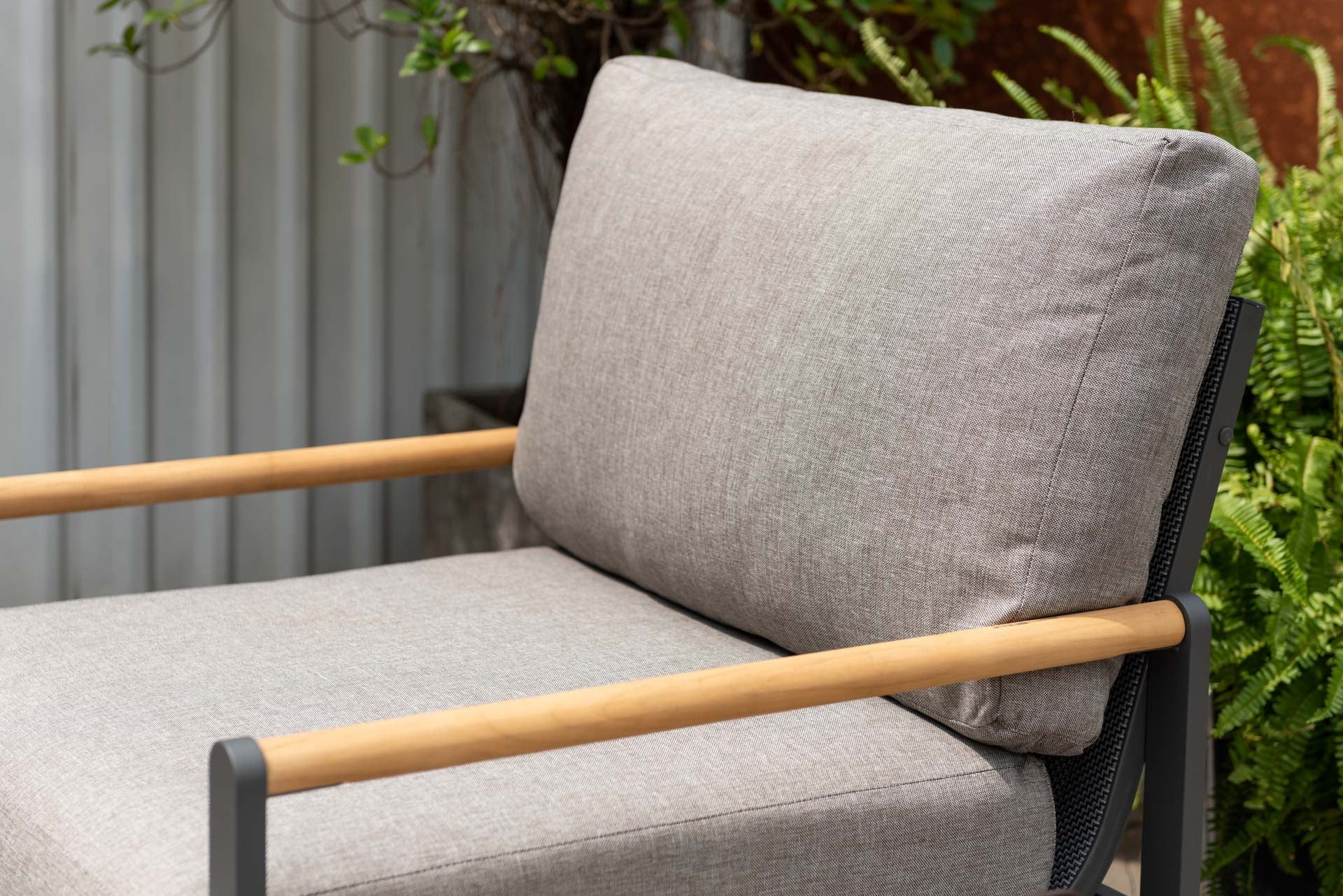 Amber Sofa Teak and Aluminum Chair by LifestyleGarden US - product image 3 for Resin Society