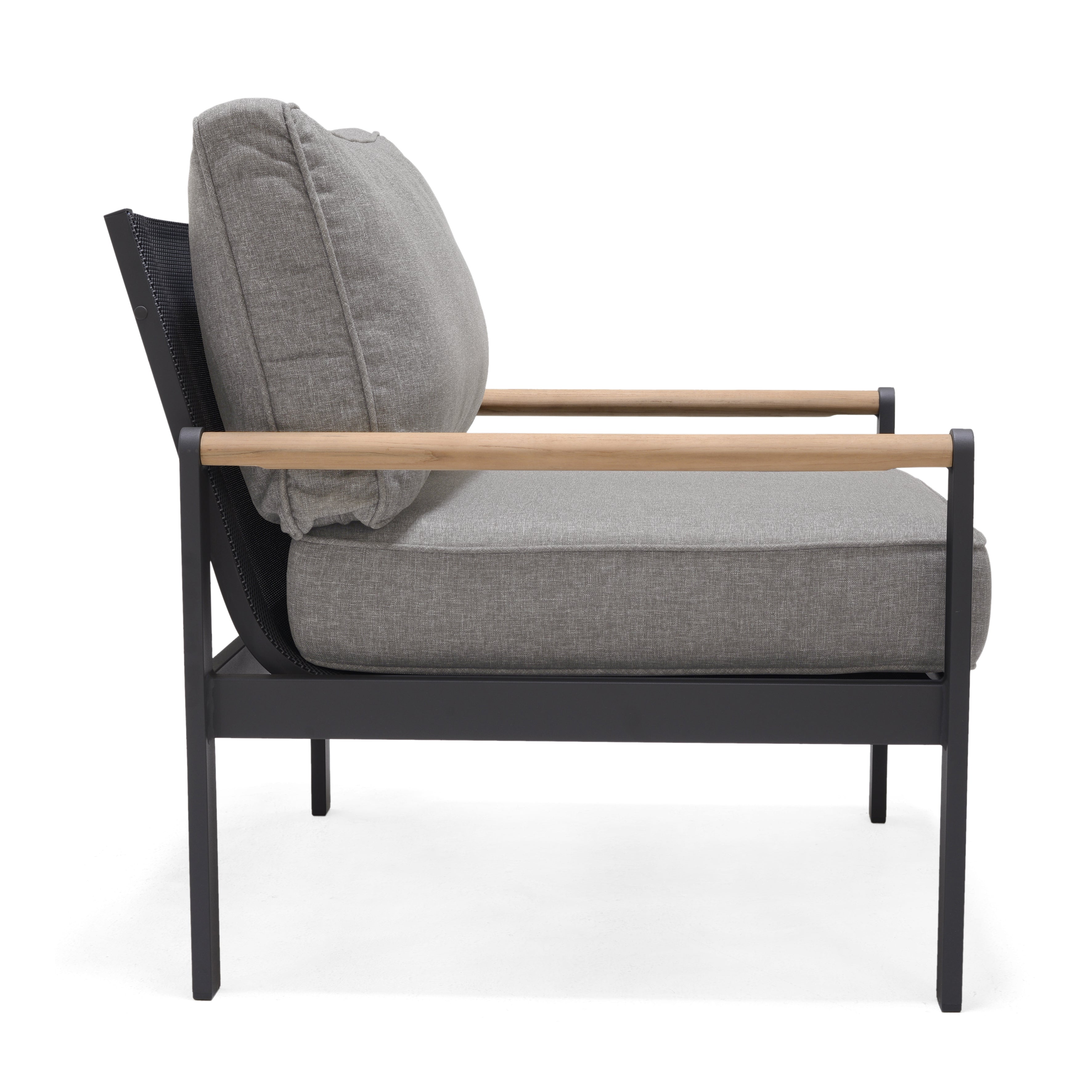 Amber Sofa Teak and Aluminum Chair by LifestyleGarden US - product image 5 for Resin Society