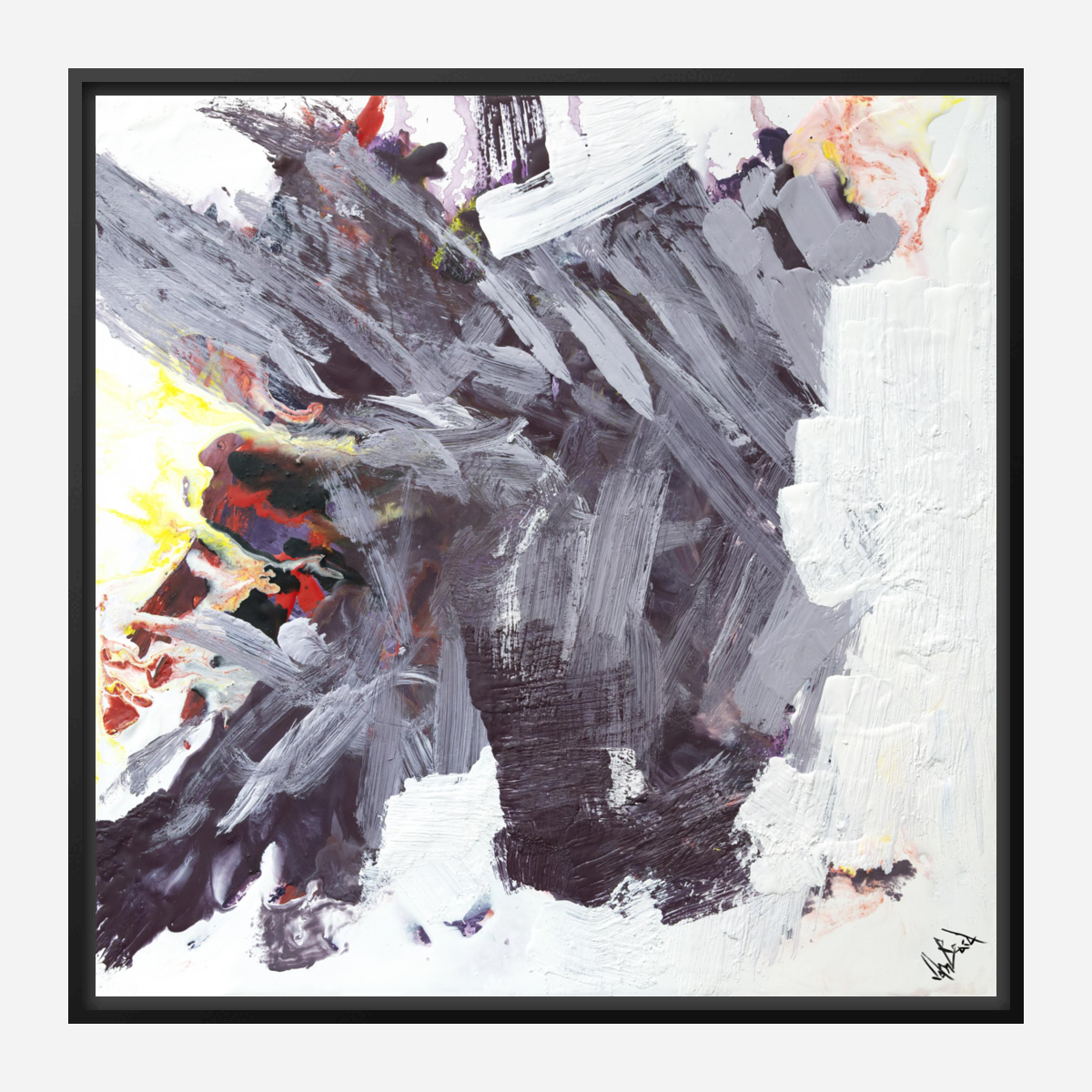 Amethyst Artist Enhanced Canvas Print by John Beard Collection - product image 6 for Resin Society