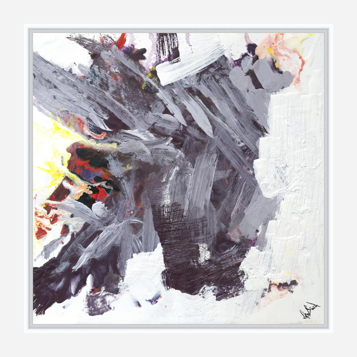 Amethyst Artist Enhanced Canvas Print by John Beard Collection - product image 5 for Resin Society