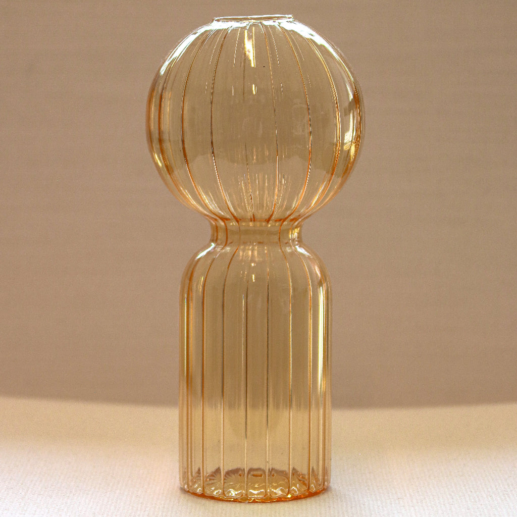 Apricot Ribbed Vase - Pair by Ro'Table - product image 5 for Resin Society