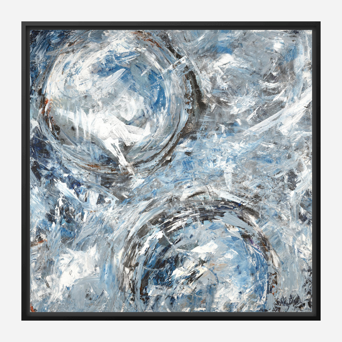 Aqua Azul I Artist Enhanced Canvas Print by John Beard Collection - product image 5 for Resin Society