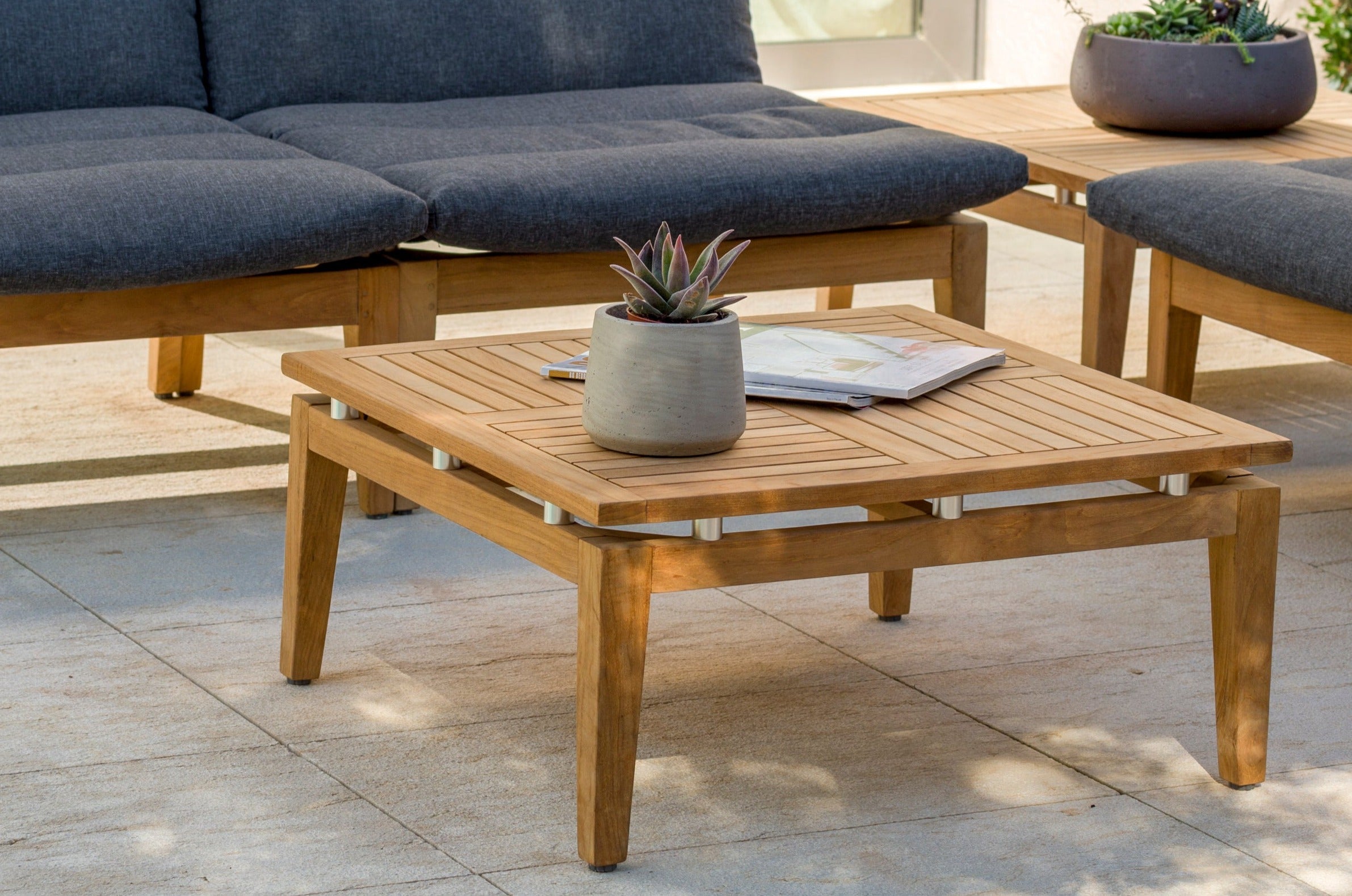 Arno Square Side Table by LifestyleGarden US - main product image for Resin Society