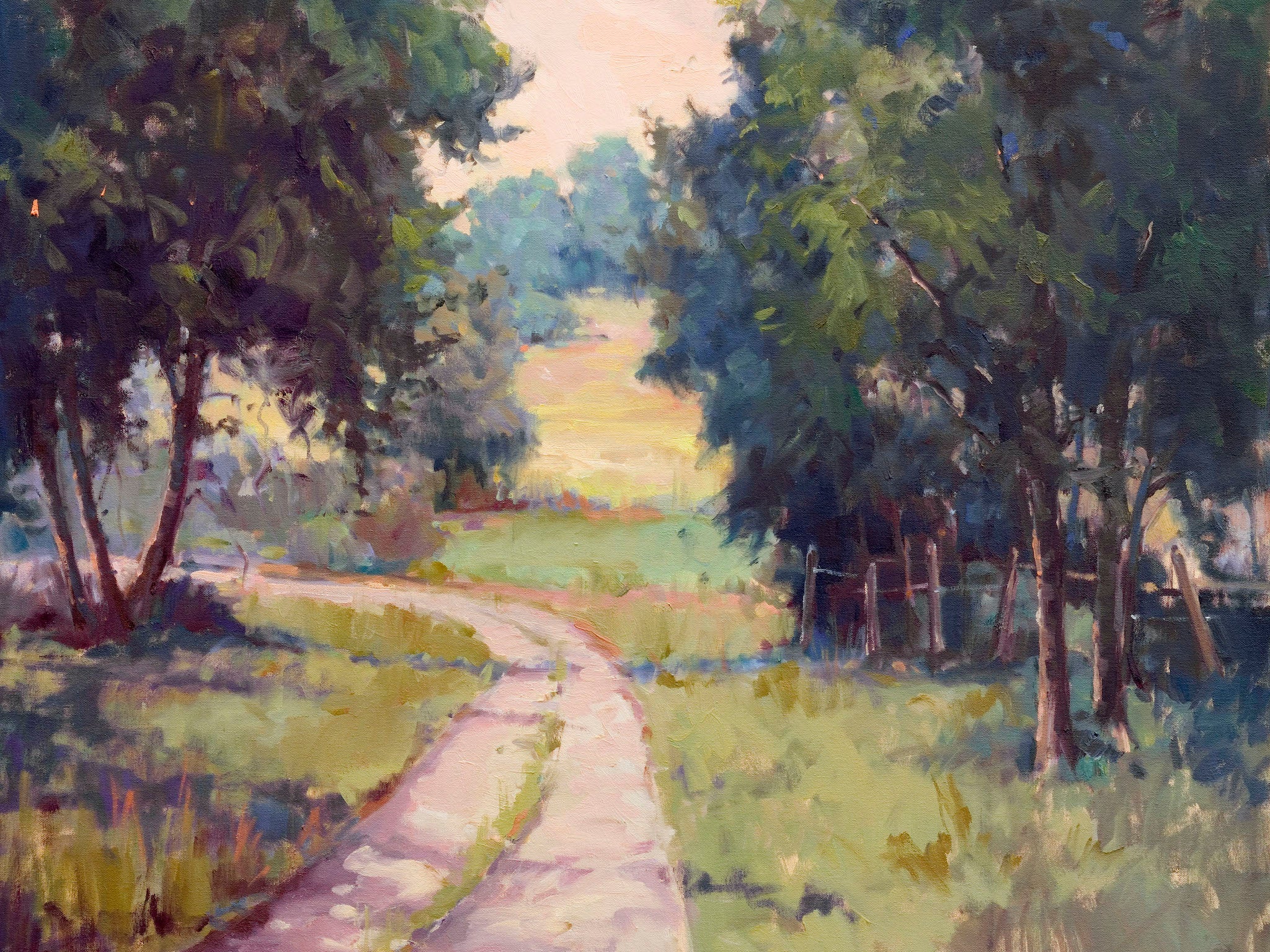 Around the Bend Artist Enhanced Canvas Print by John Beard Collection - main product image for Resin Society