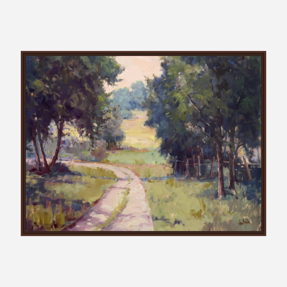 Around the Bend Artist Enhanced Canvas Print by John Beard Collection - product image 5 for Resin Society