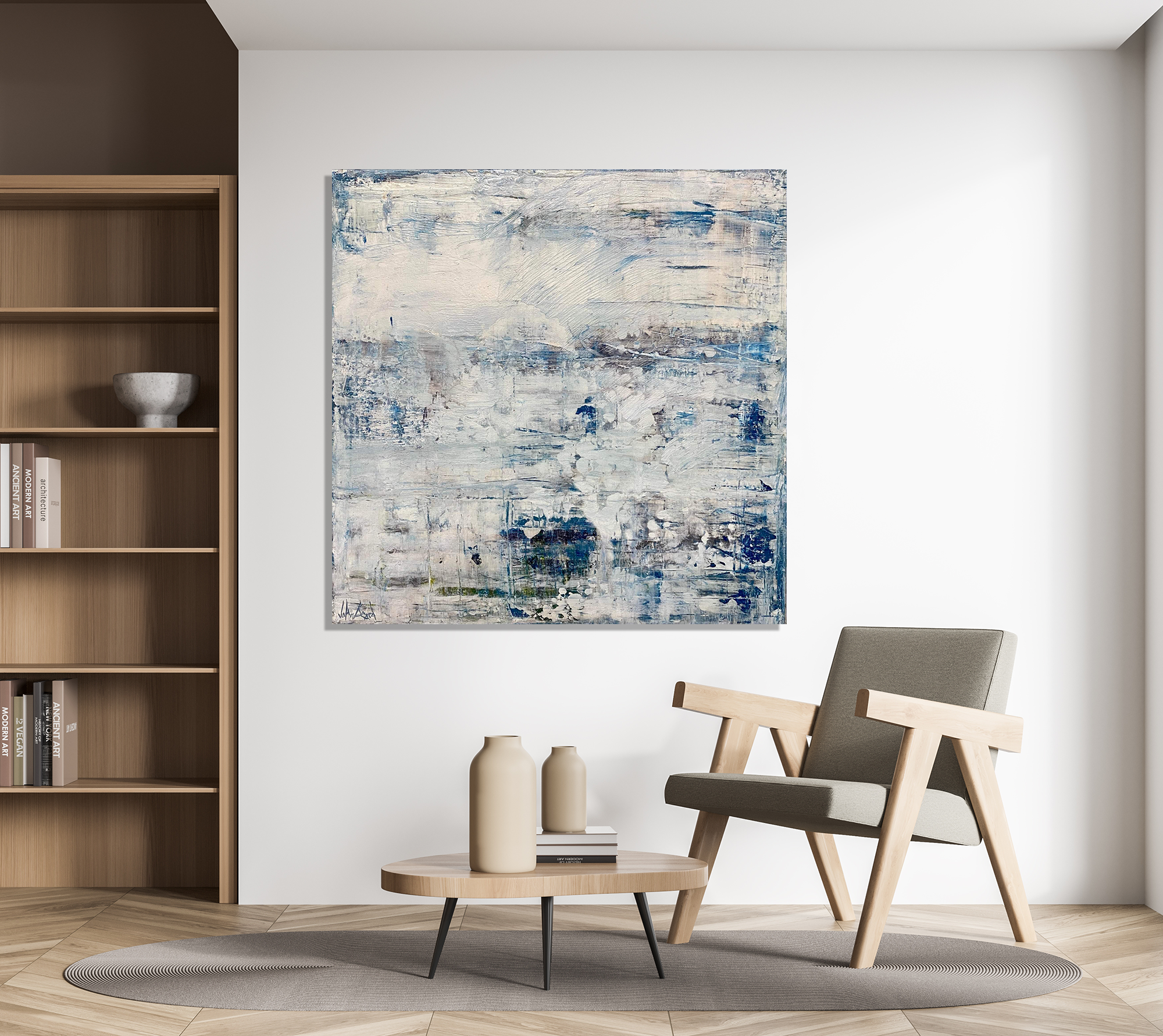 Arrow I 48x48 Artist Enhanced Canvas Print