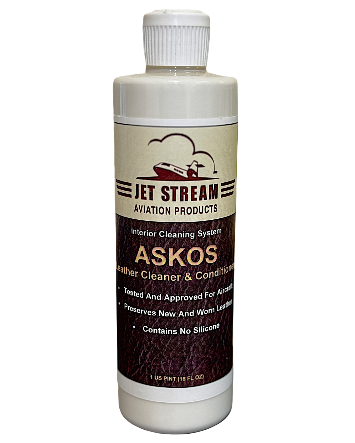 Askos Leather Cleaner & Conditioner 1 US Pint bottle and case of 12 US Pints