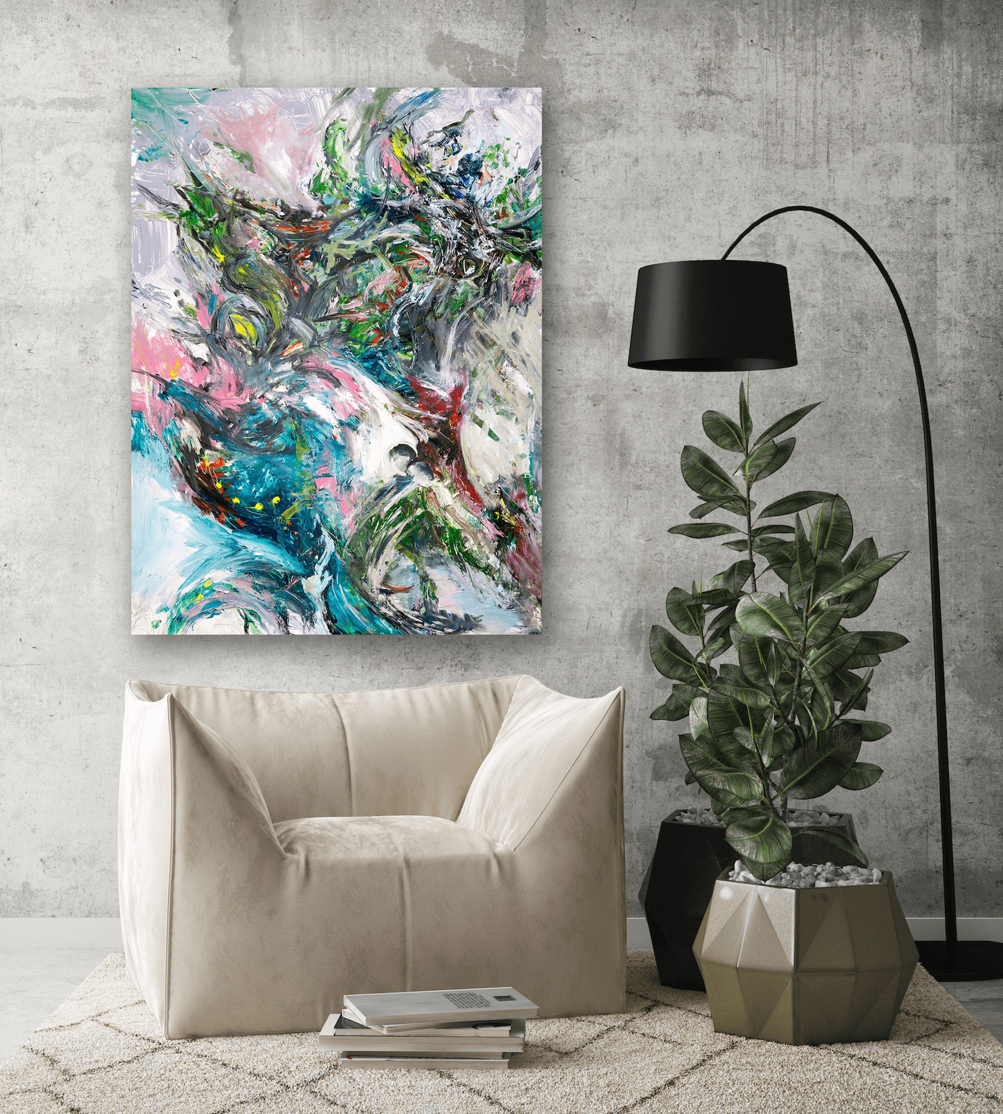 Aviary I Artist Enhanced Canvas Print by John Beard Collection - product image 3 for Resin Society