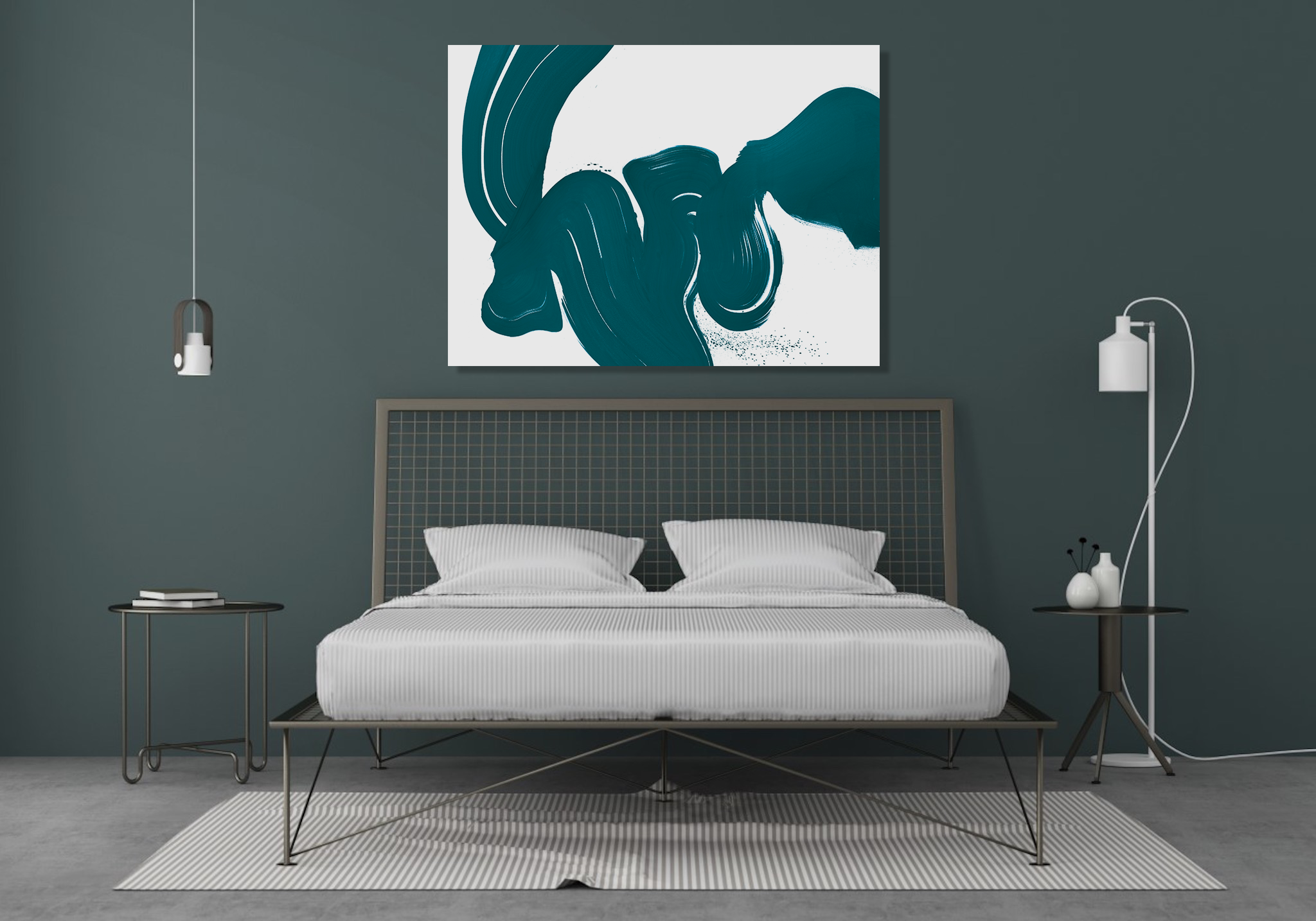 Azure Artist Enhanced Canvas Print by John Beard Collection - product image 4 for Resin Society
