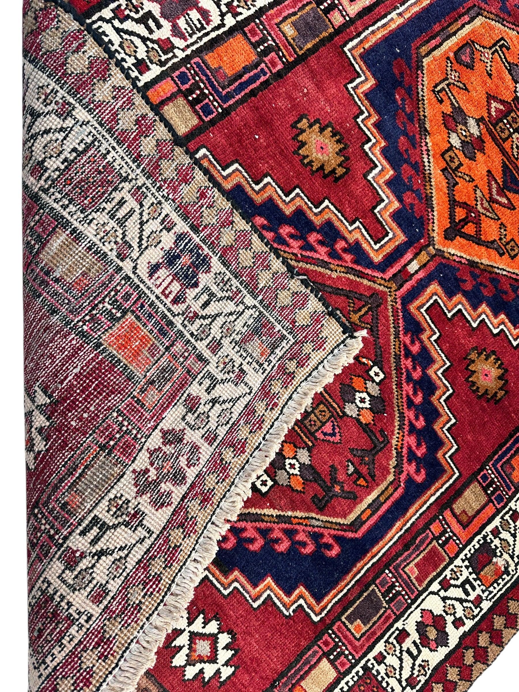 Vintage Persian Sarab Wool Runner Rug 3’4 x 10’7” by Rugistan - product image 8 for Resin Society