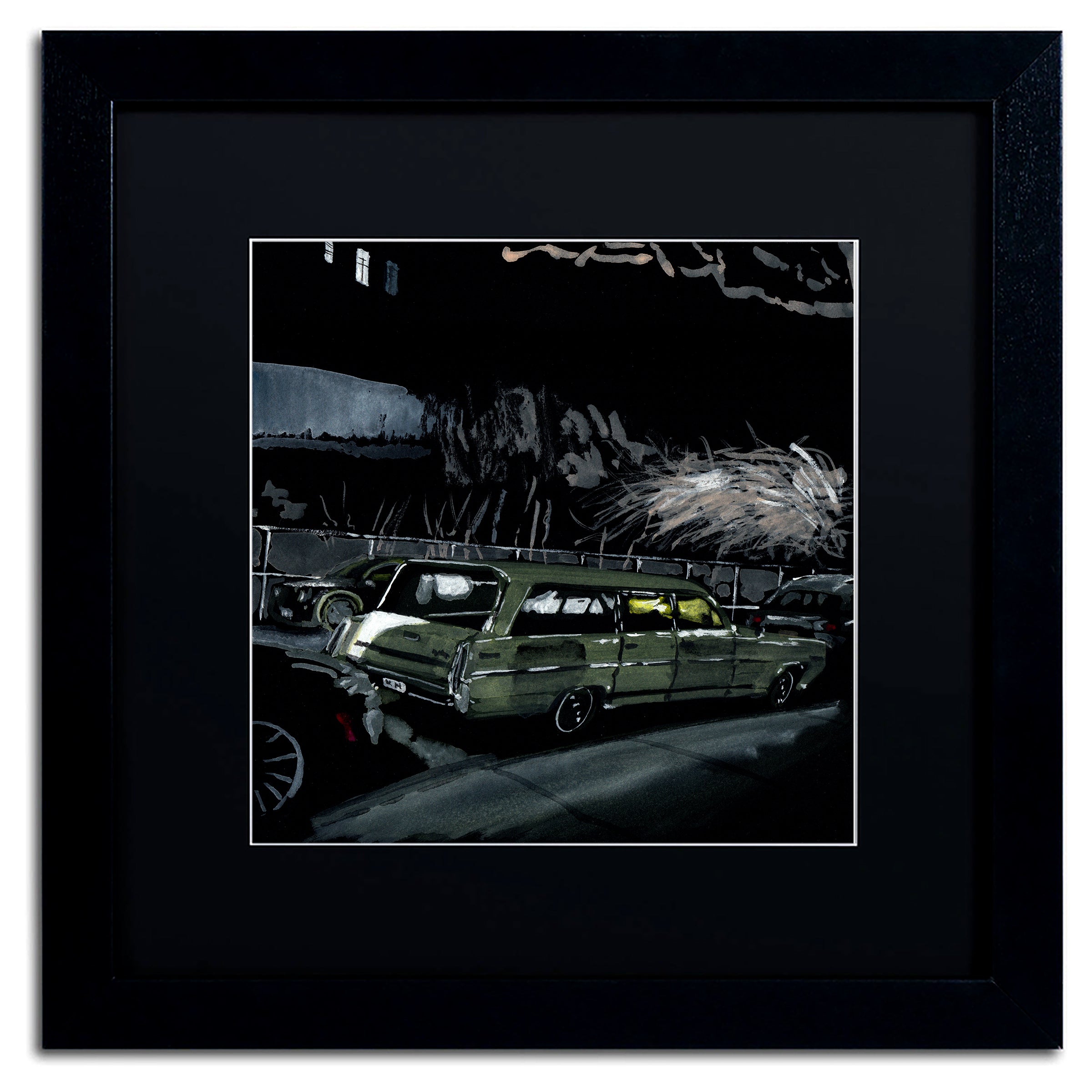 Pontiac Catalina, Street Scene, Classic Car by Art By Francis - product image 3 for Resin Society