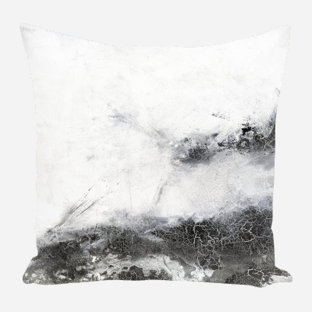 Black and Gray II Pillow by John Beard Collection - main product image for Resin Society