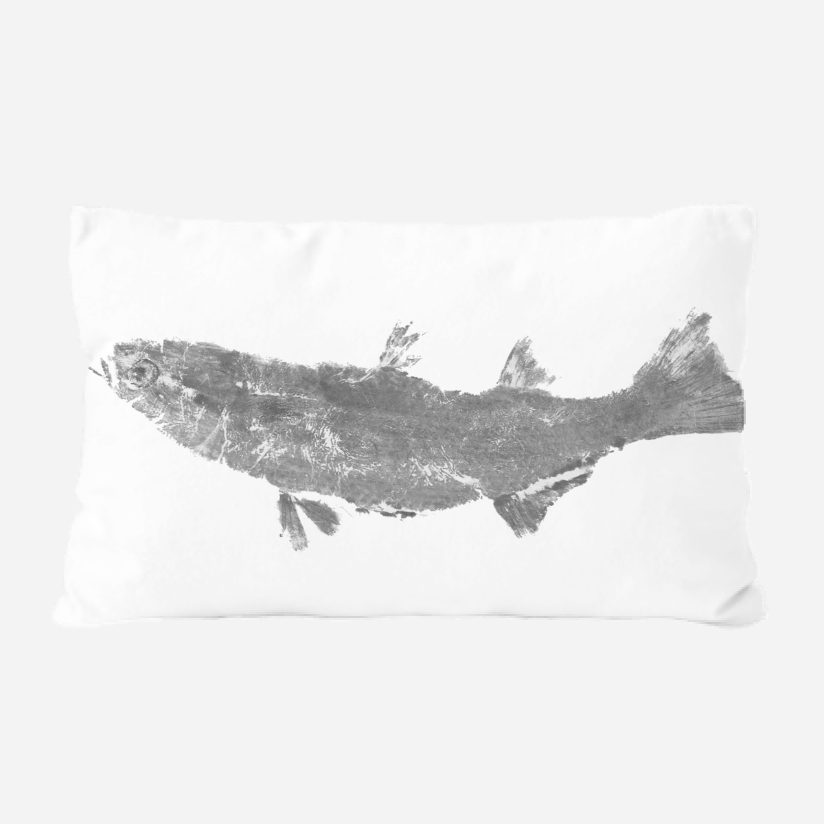 Black and White Mullet Pillow by John Beard Collection - main product image for Resin Society