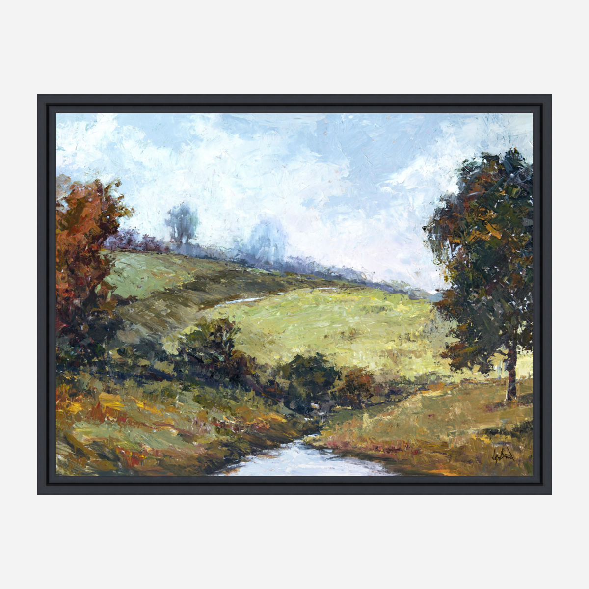 Babbling Brooke Original by John Beard, 36x48 by John Beard Collection - product image 5 for Resin Society