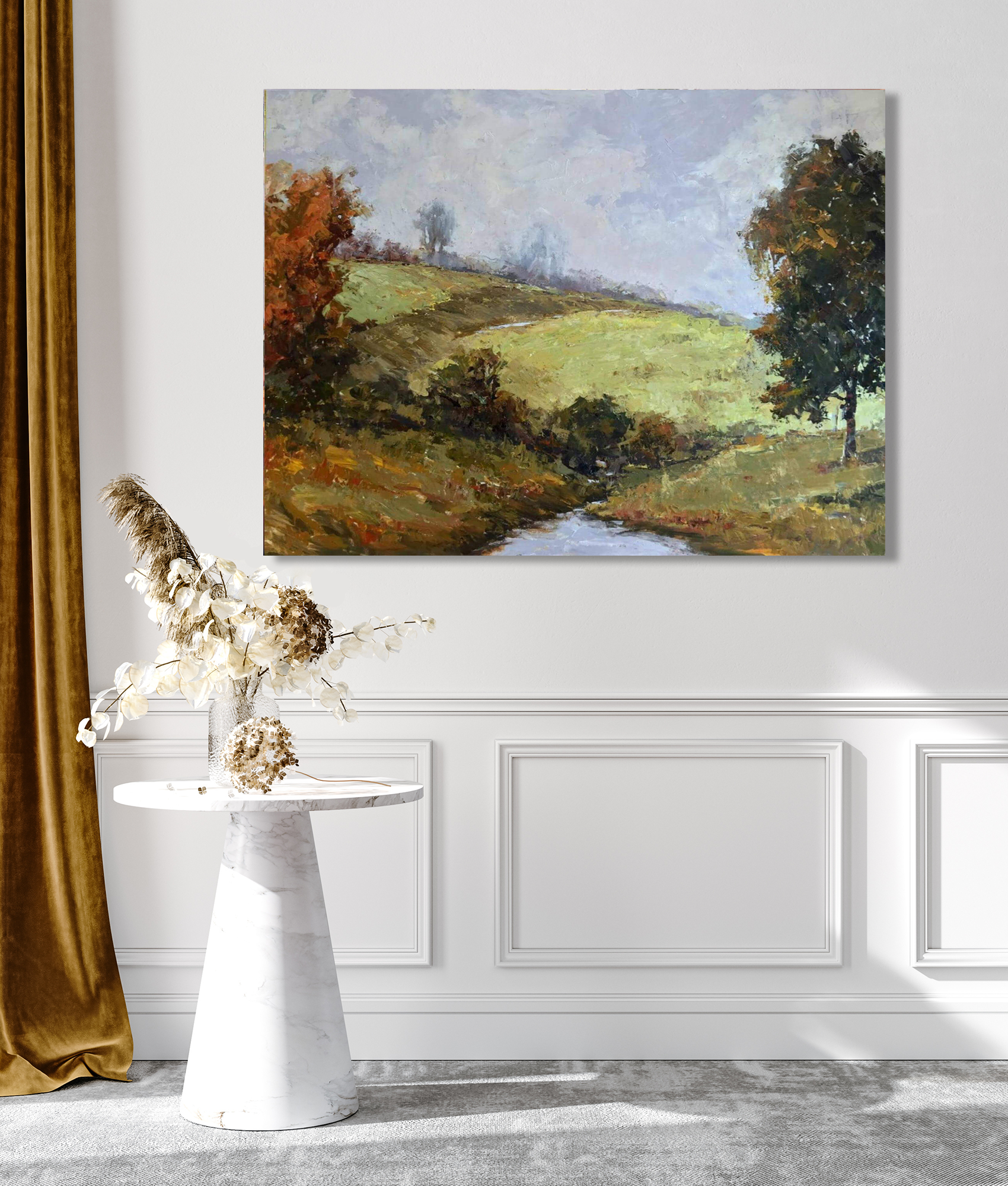 Babbling Brooke Original by John Beard, 36x48 by John Beard Collection - product image 4 for Resin Society