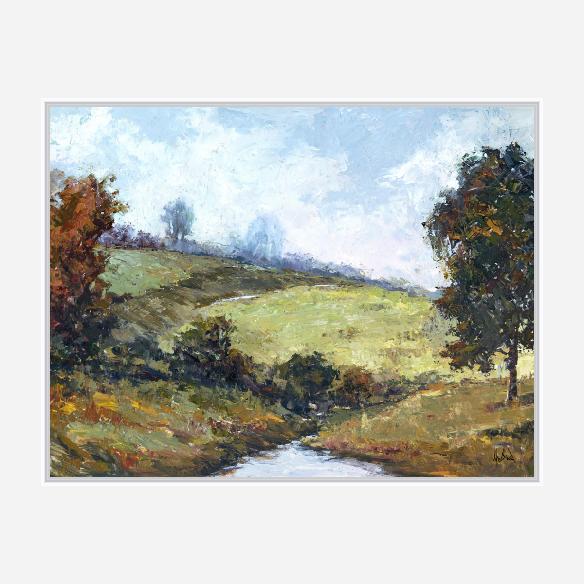 Babbling Brooke Artist Enhanced Canvas Print by John Beard Collection - product image 7 for Resin Society