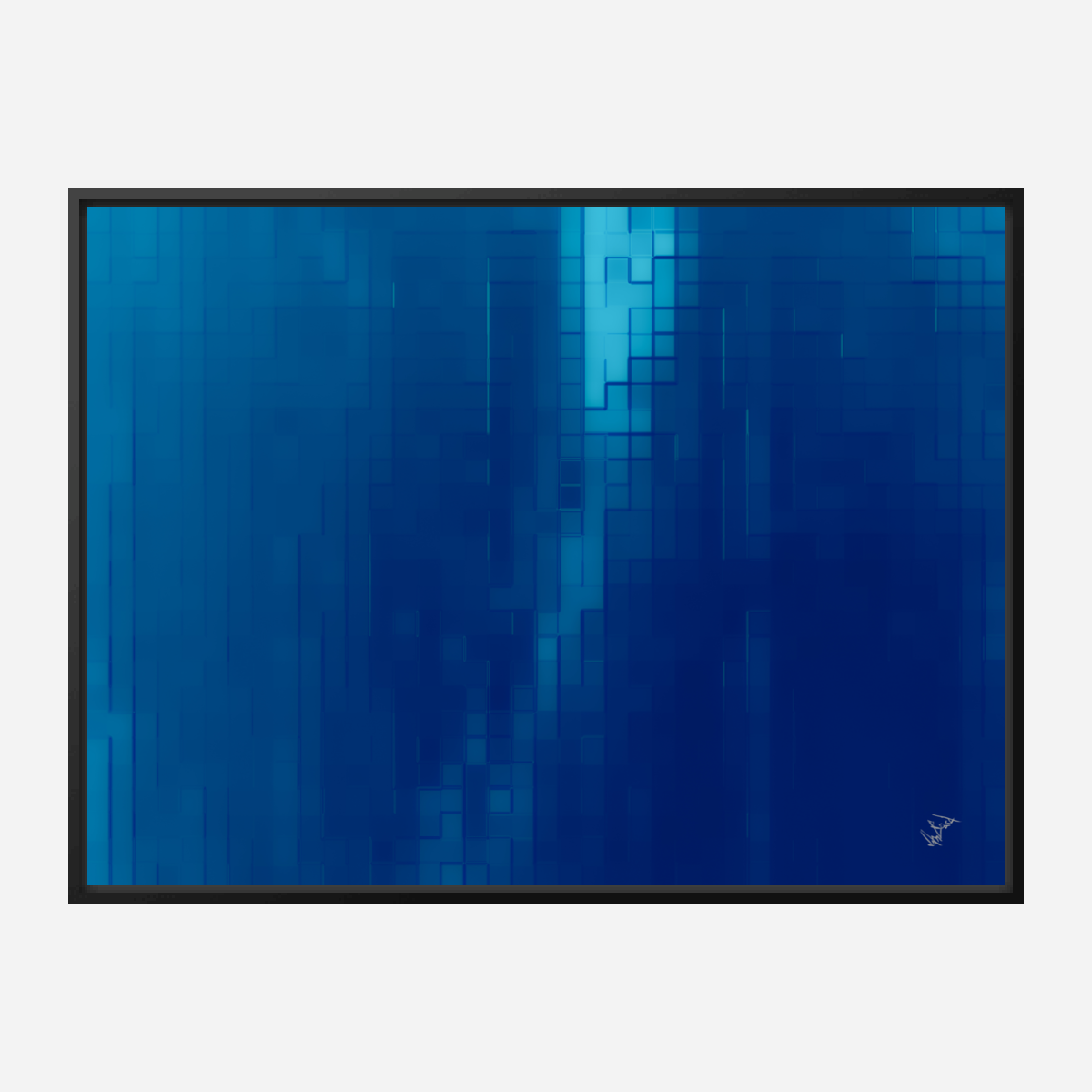 Baltic Blue Artist Enhanced Canvas Print by John Beard Collection - product image 5 for Resin Society