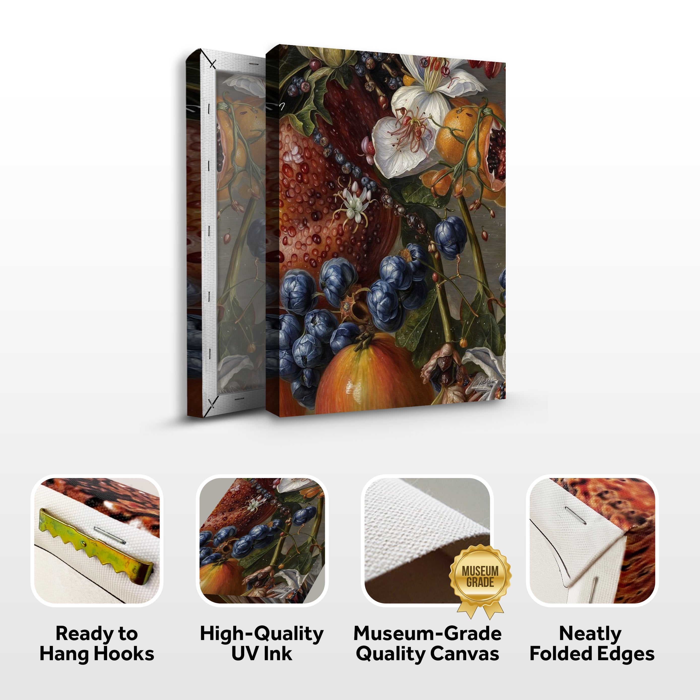 Canvas Print: "Baroque Bounty" by Tailored Canvases - product image 6 for Resin Society