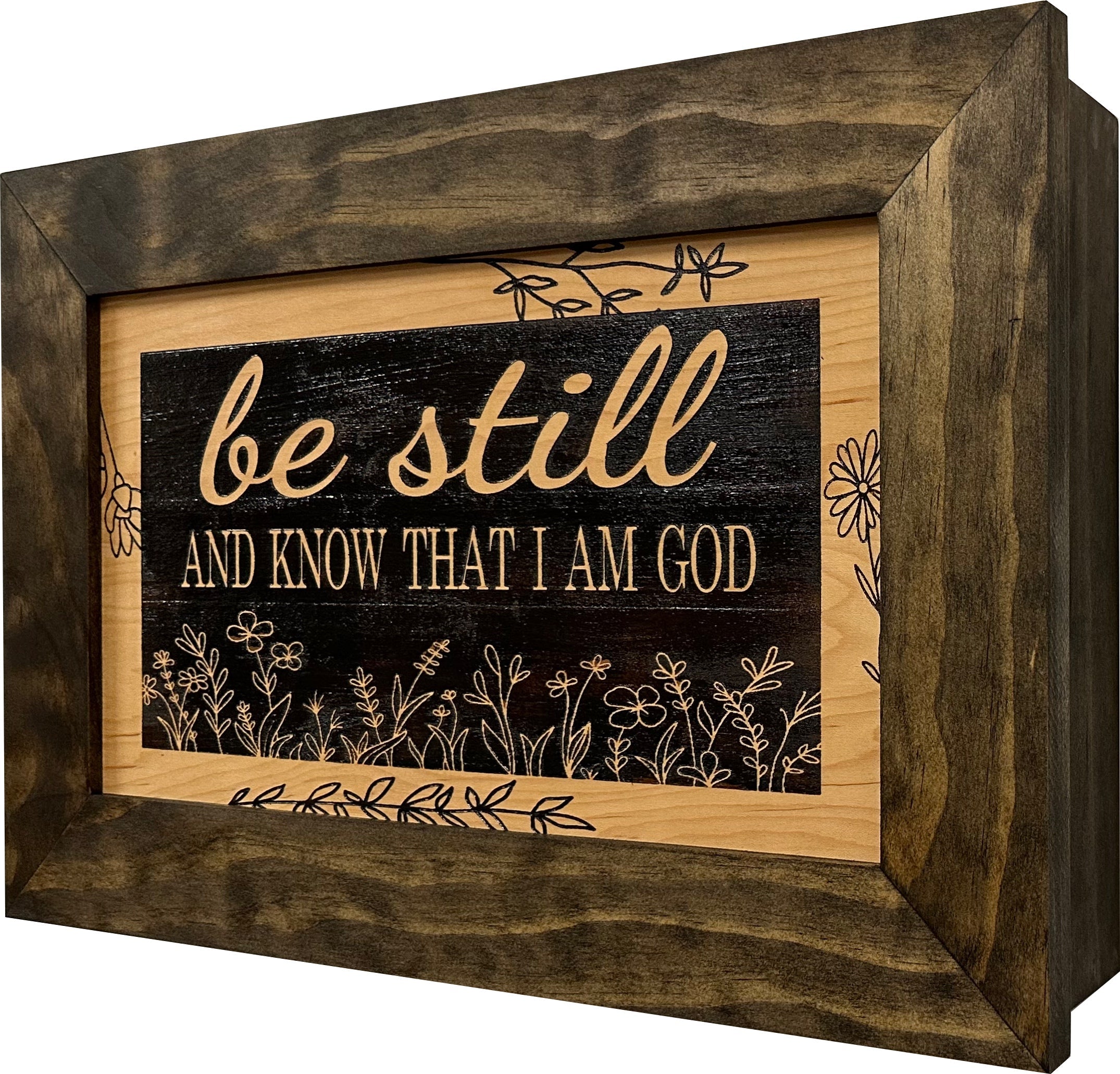 Bible Verse Decorative & Secure Wall-Mounted Gun Cabinet by Bellewood Designs - product image 9 for Resin Society