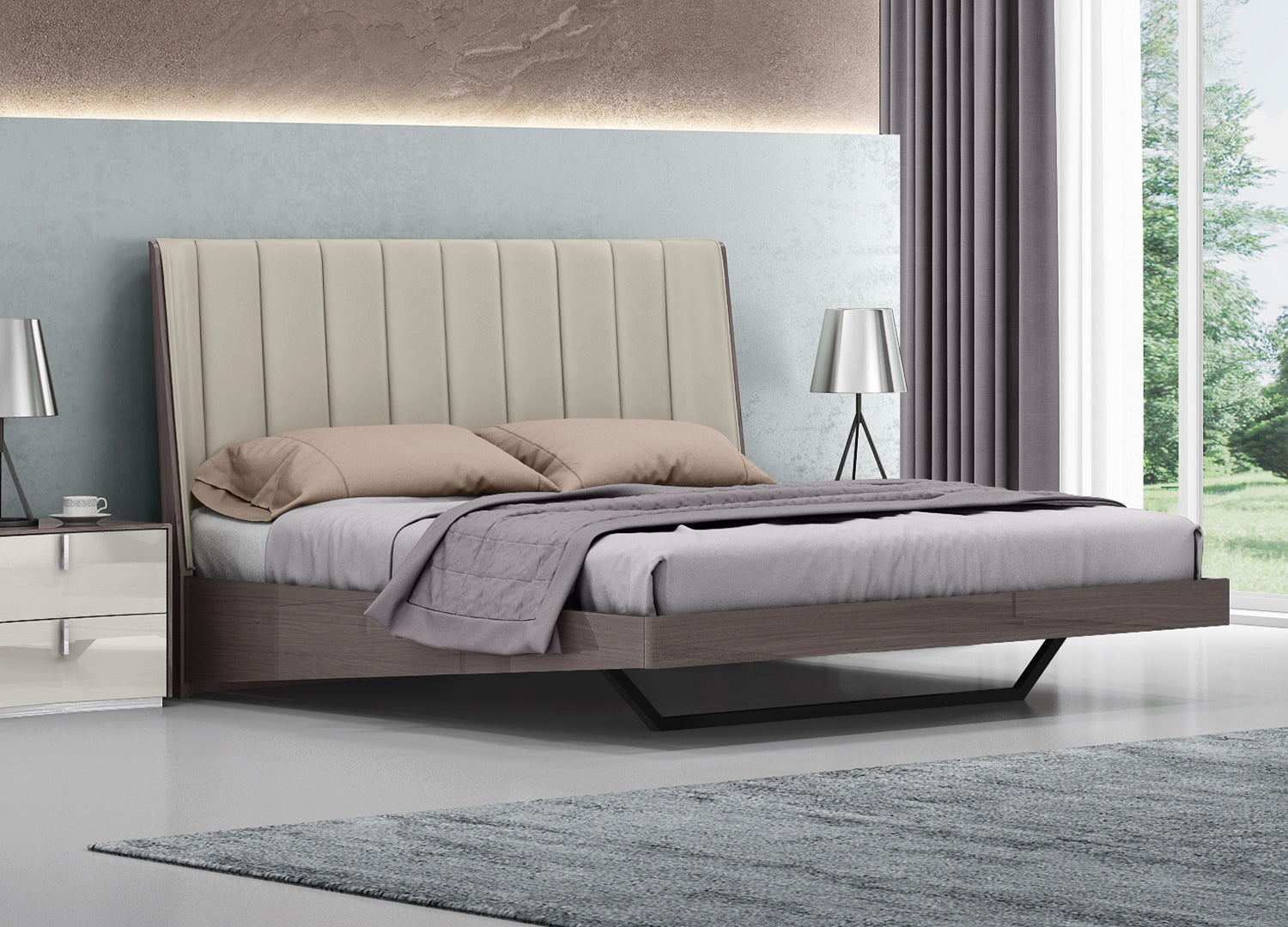 Berlin Queen Bed detail image - Resin Society
