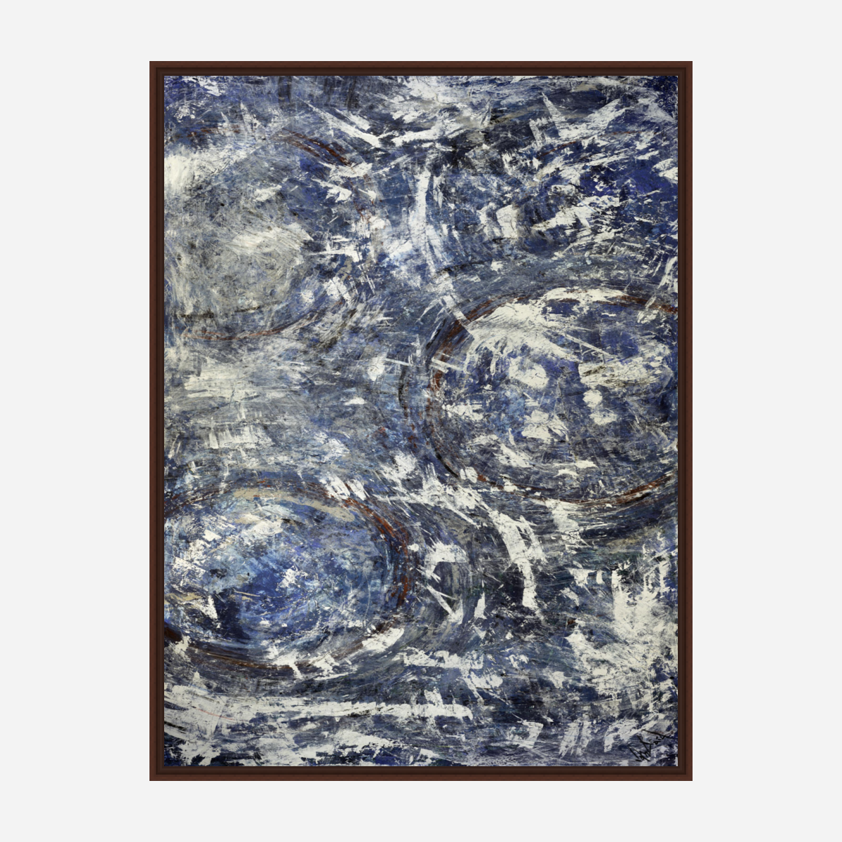 Big Blue Artist Enhanced Canvas Print by John Beard Collection - product image 5 for Resin Society