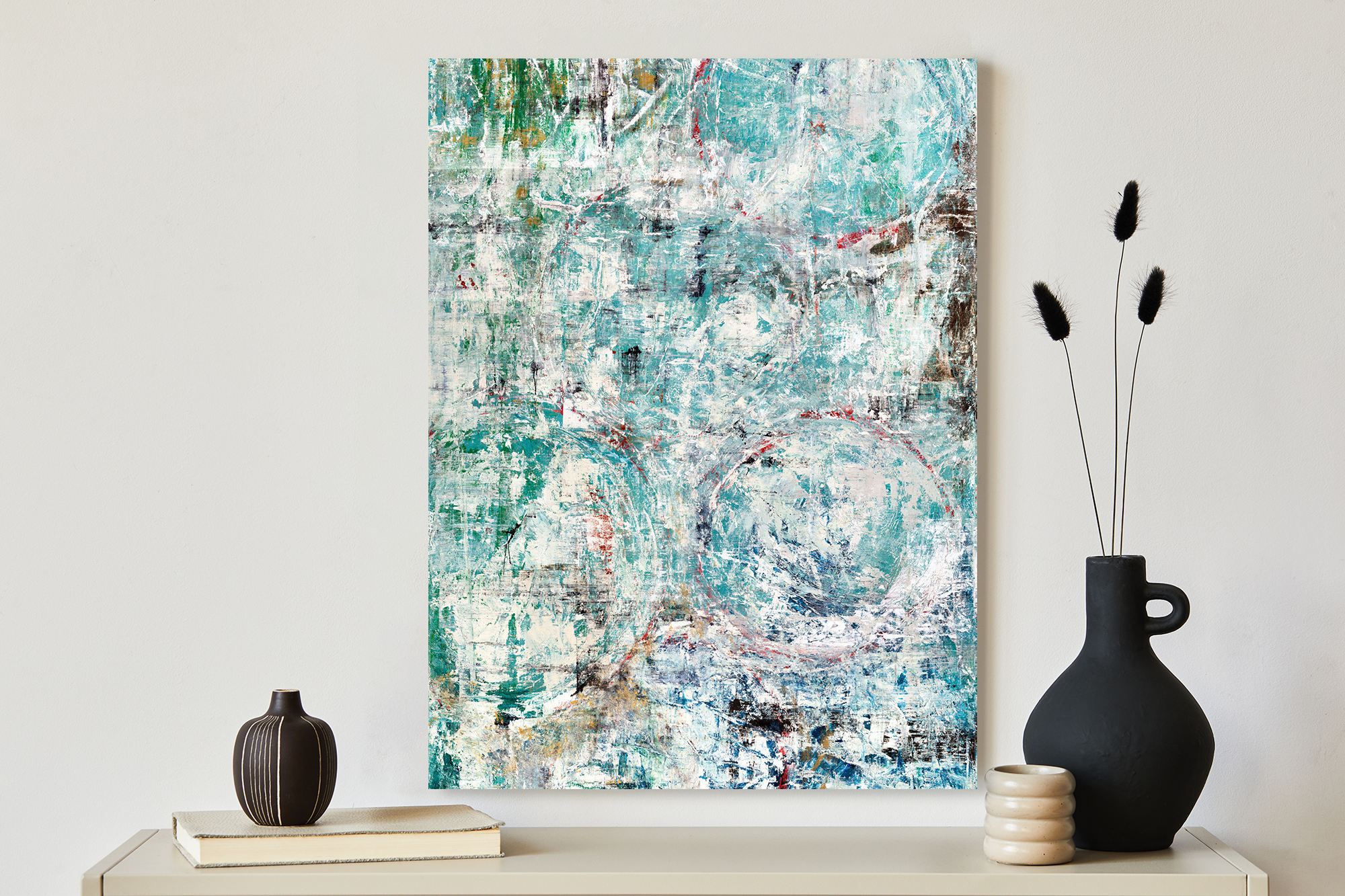 Big Green Artist Enhanced Canvas Print by John Beard Collection - product image 2 for Resin Society
