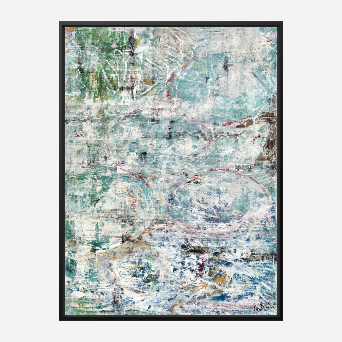 Big Green Artist Enhanced Canvas Print by John Beard Collection - product image 6 for Resin Society