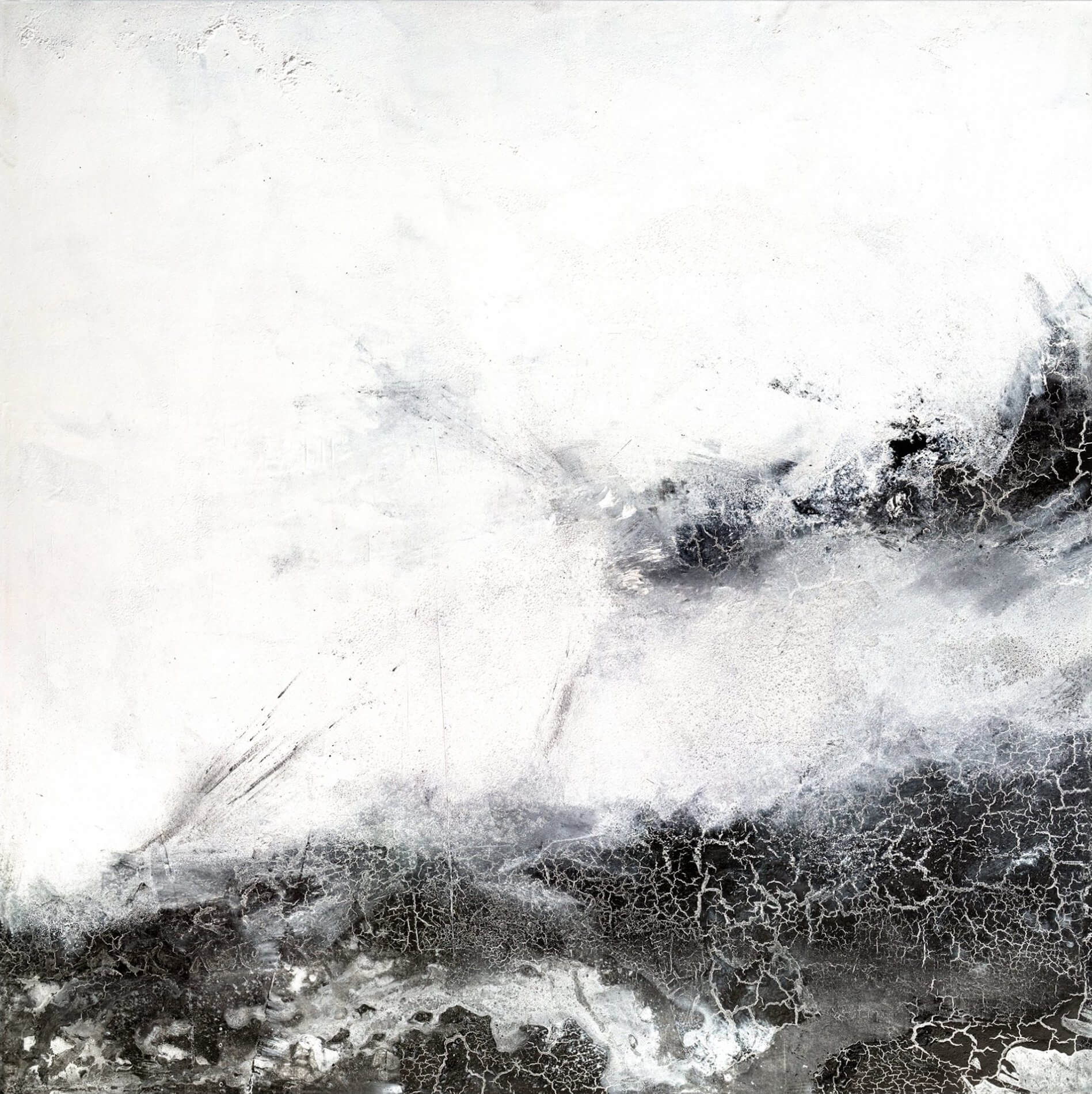 Black and Gray II Artist Enhanced Canvas Print by John Beard Collection - main product image for Resin Society