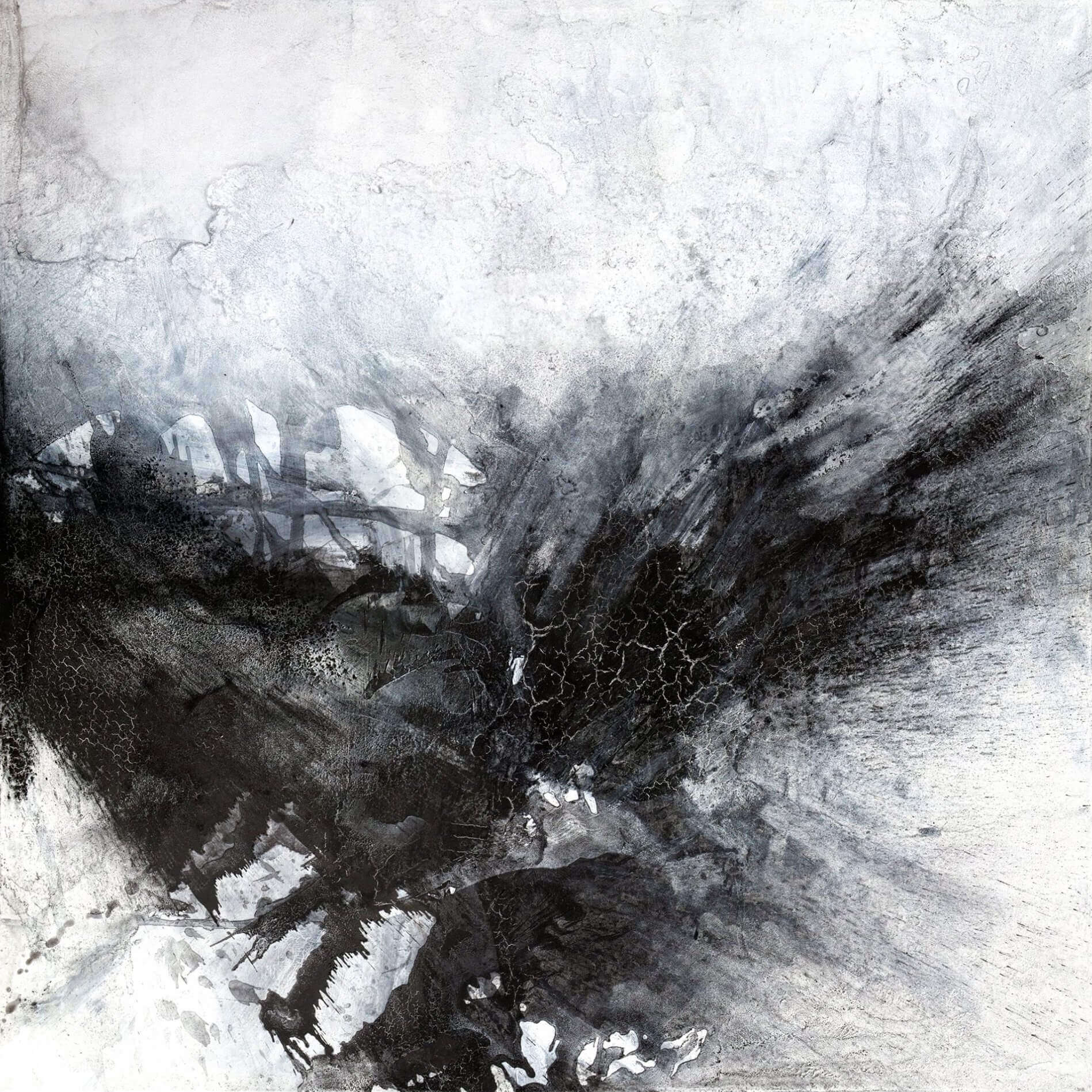 Black and Gray III Artist Enhanced Canvas Print by John Beard Collection - main product image for Resin Society
