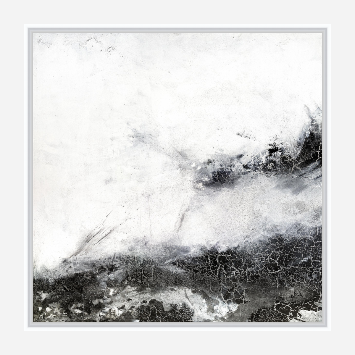 Black and Gray II Artist Enhanced Canvas Print by John Beard Collection - product image 7 for Resin Society