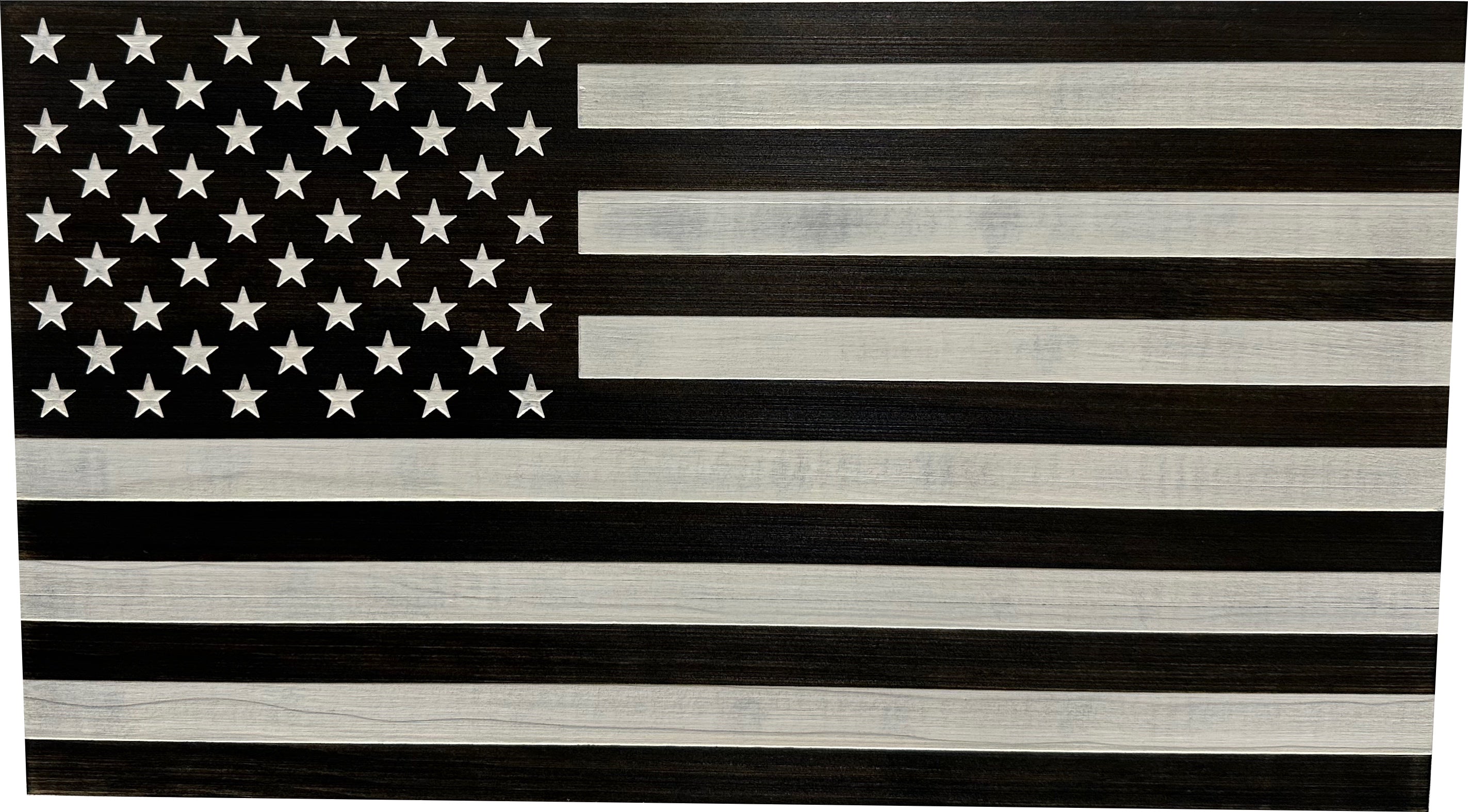 American Flag Decorative & Secure Wall-Mounted Gun Cabinet (Black & by Bellewood Designs - product image 3 for Resin Society