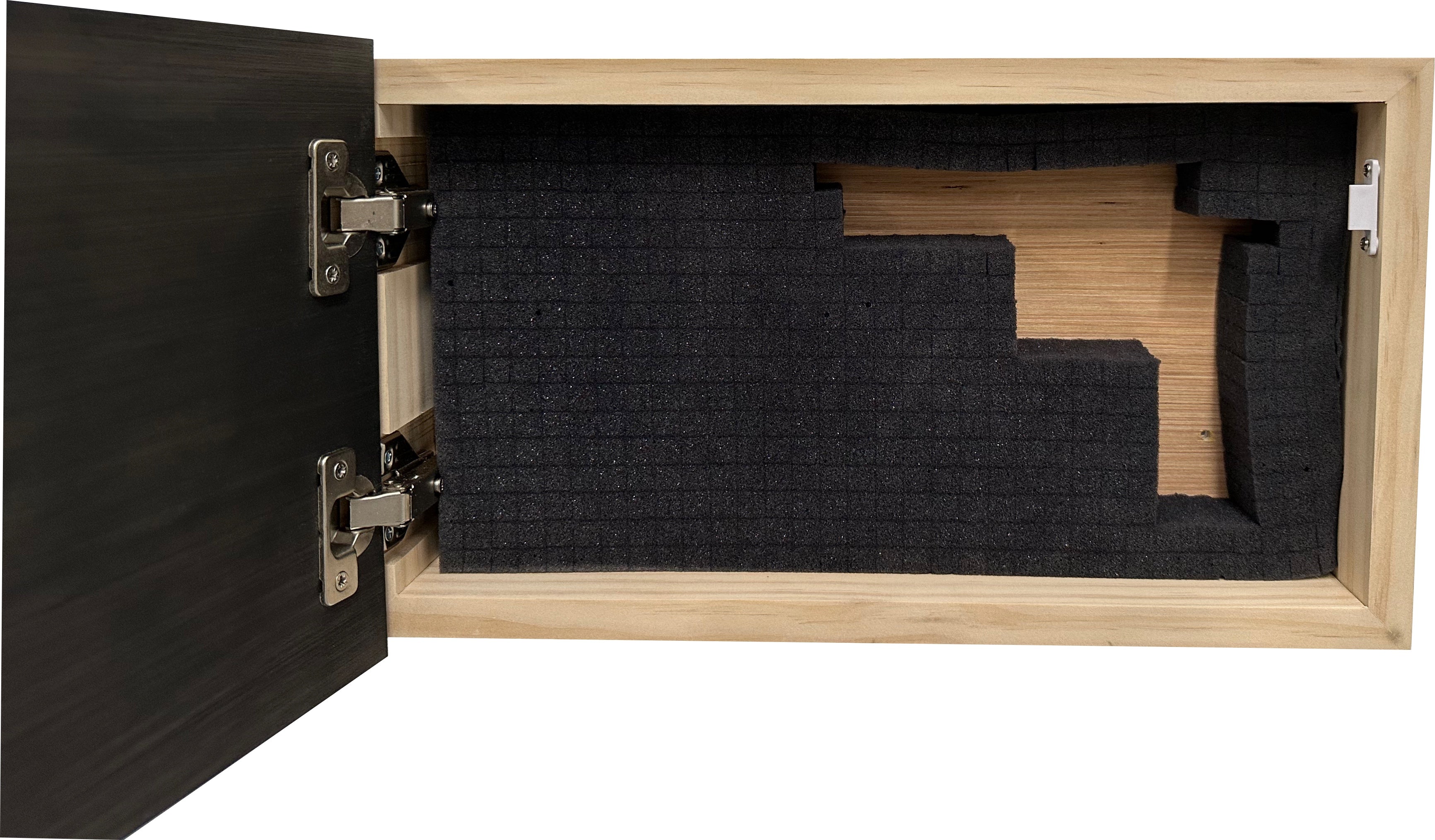 American Flag Decorative & Secure Wall-Mounted Gun Cabinet (Black & by Bellewood Designs - product image 6 for Resin Society