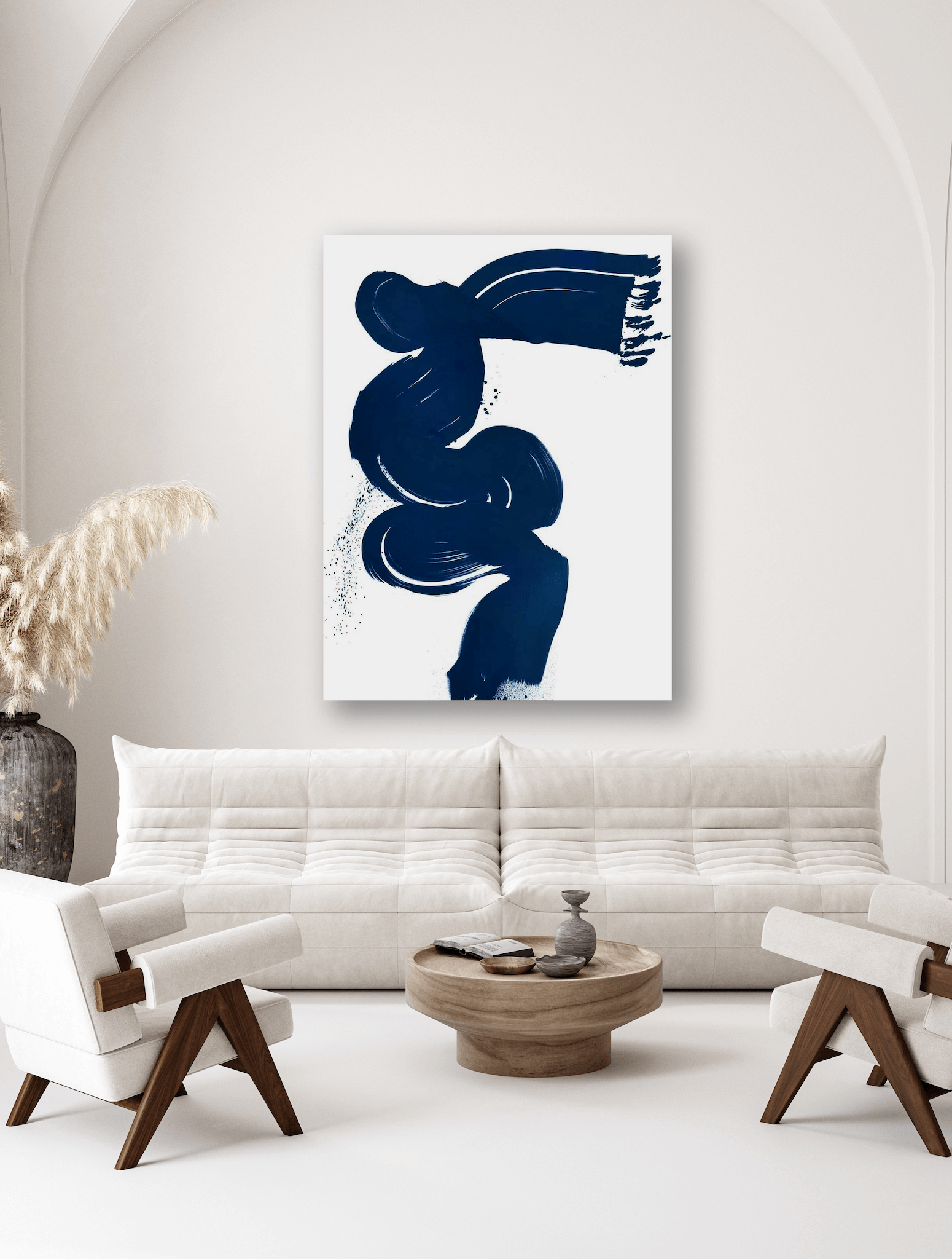 Blue Current Artist Enhanced Canvas Print by John Beard Collection - product image 2 for Resin Society