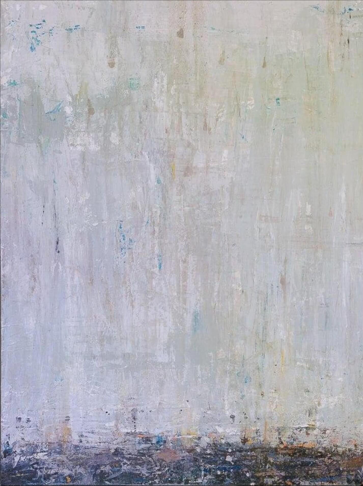 Blue Rain II Artist Enhanced Canvas Print by John Beard Collection - main product image for Resin Society