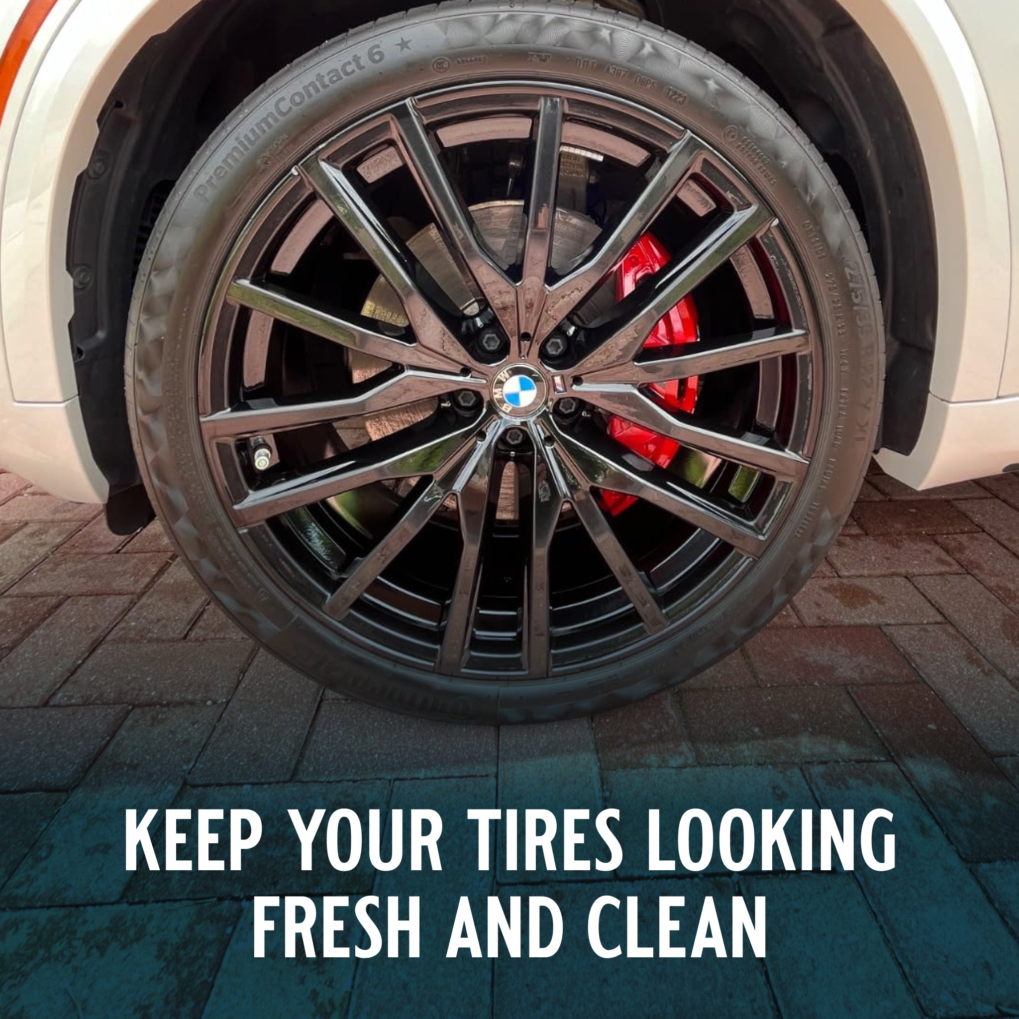 Blue Suede Tire Shine with Protect Shield Formula™ detail image - Resin Society