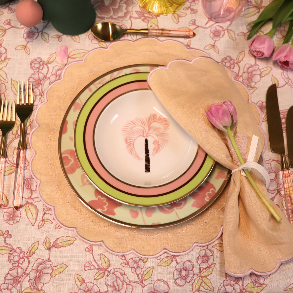 Blush Buttercream Placemat - Set of 4 by Ro'Table - product image 3 for Resin Society