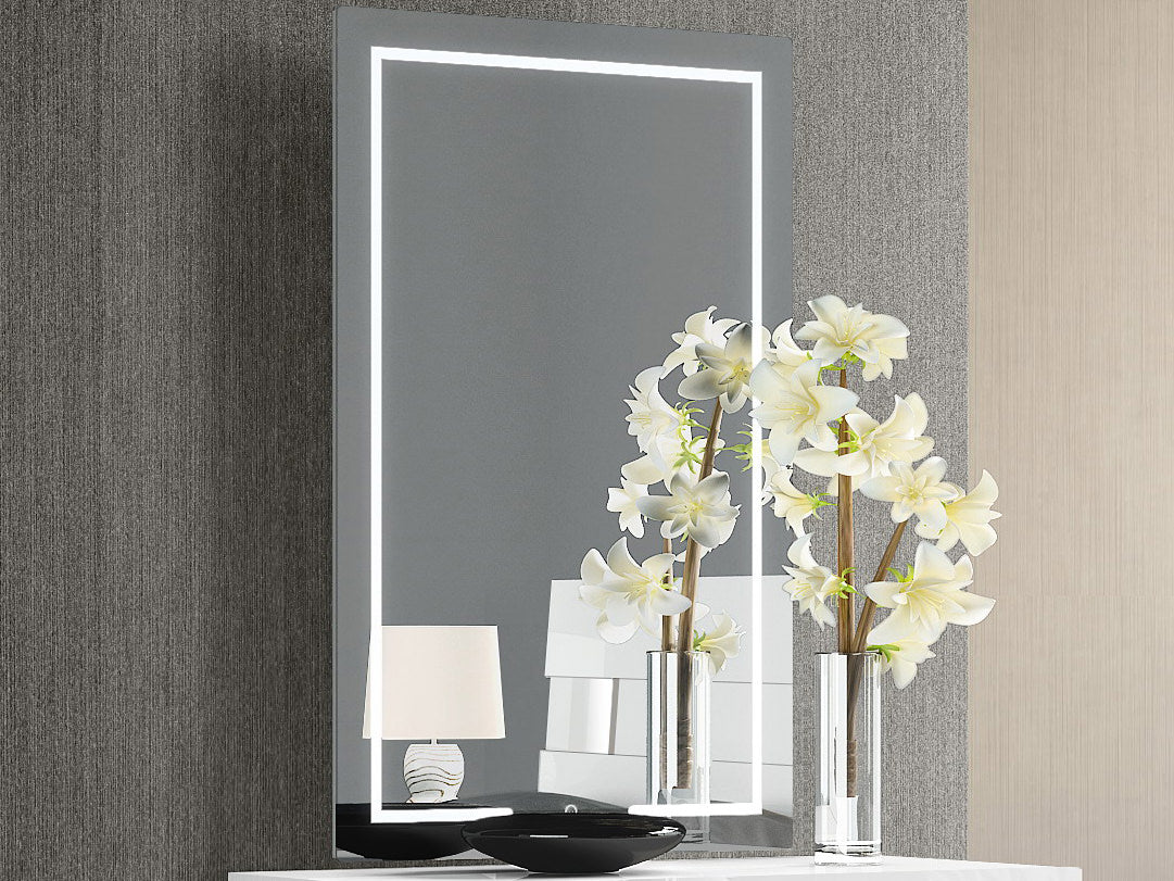 Brett / Daisy LED Mirror detail image - Resin Society
