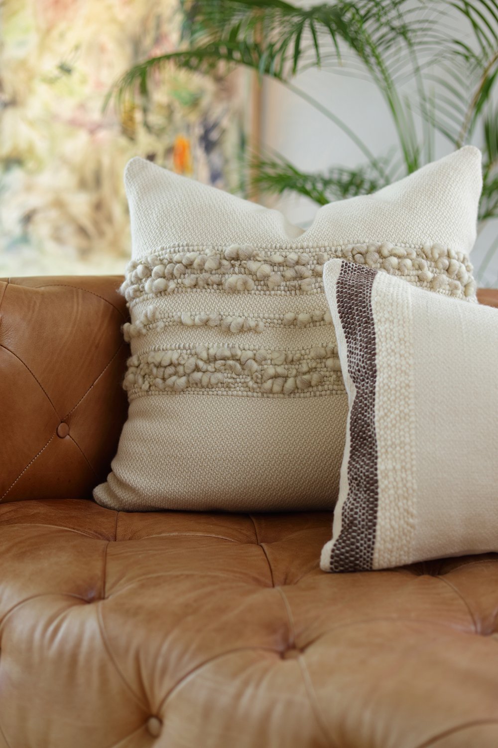 Bubble Boho Throw Pillow by Homelosophy