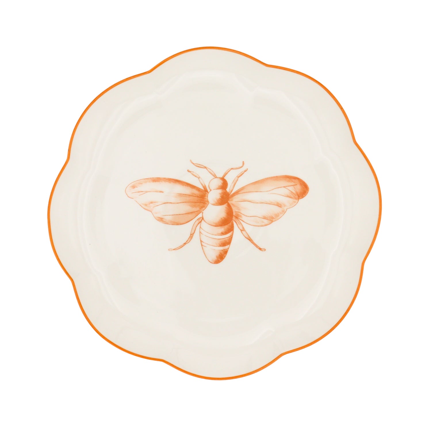 Bumble Homecoming Scalloped Starter Plate - Set of 4 (+1 Bonus Plate) by Ro'Table - product image 3 for Resin Society