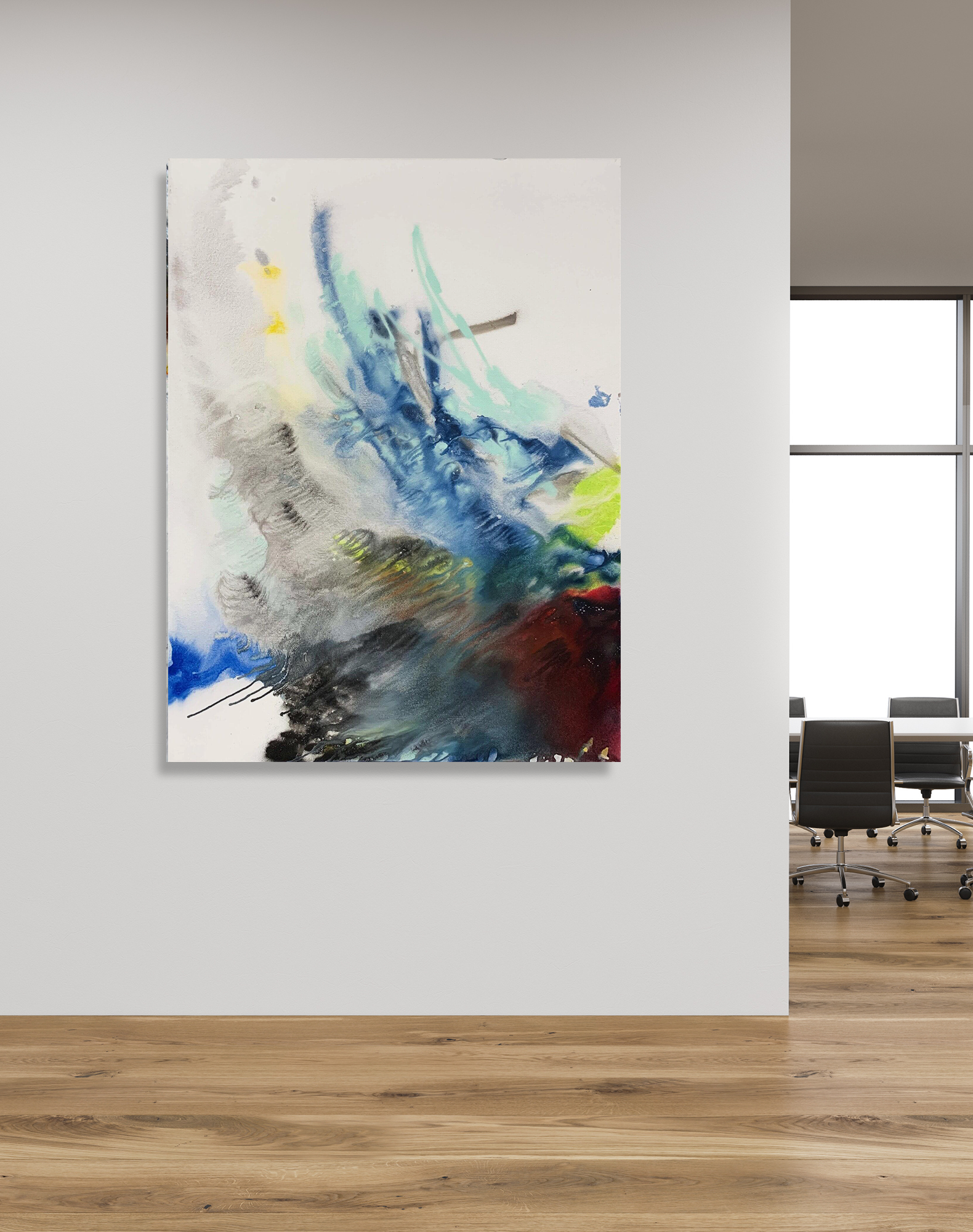 Burn Artist Enhanced Canvas Print by John Beard Collection - product image 3 for Resin Society