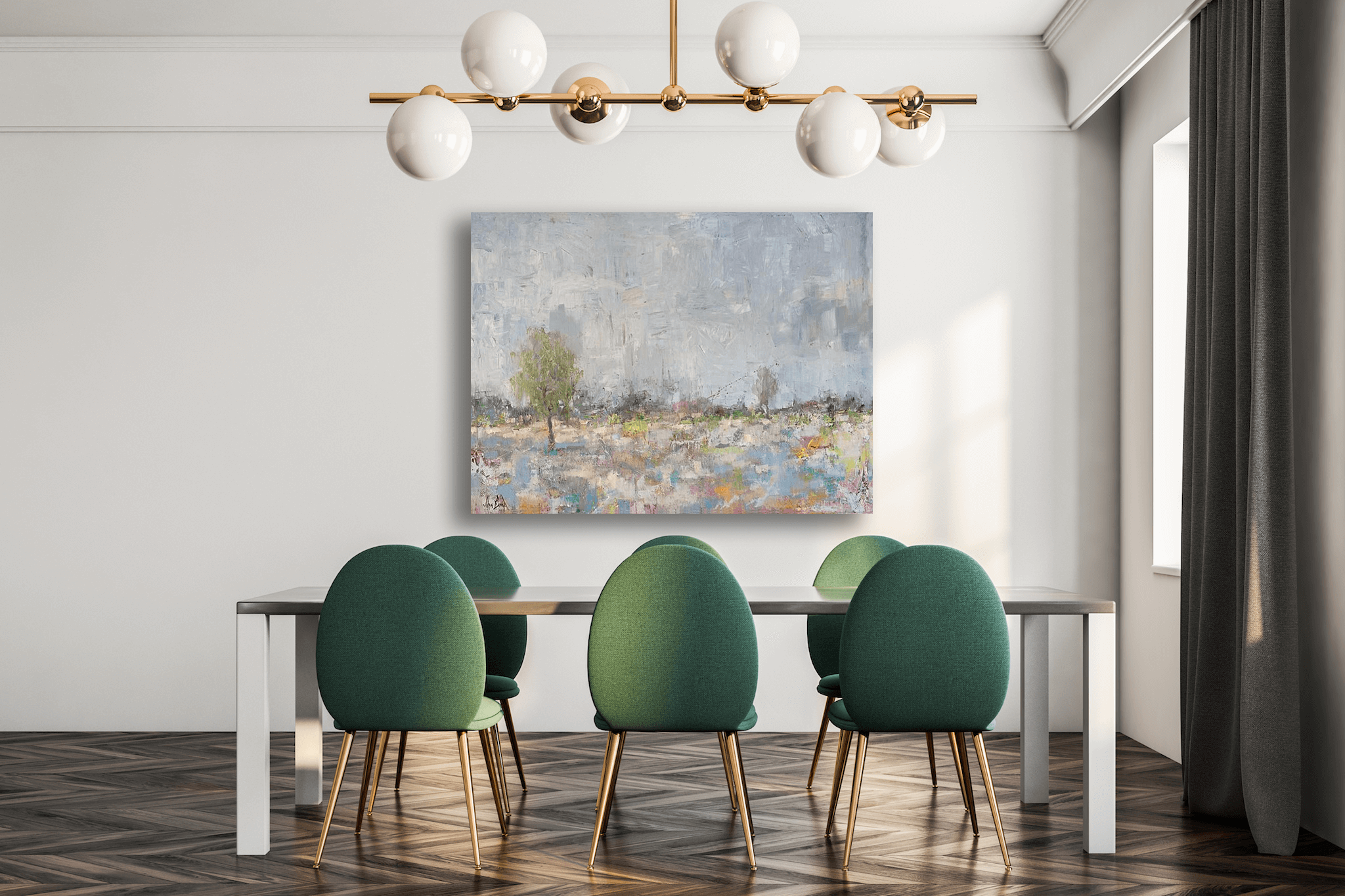 Burst of Spring 36x48 Artist Enhanced Canvas Print