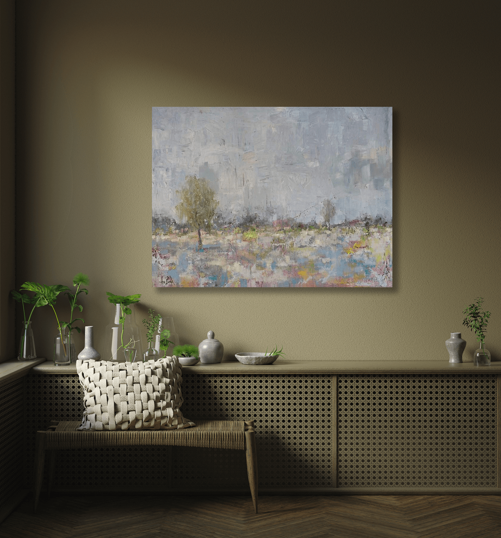Burst of Spring 36x48 Artist Enhanced Canvas Print